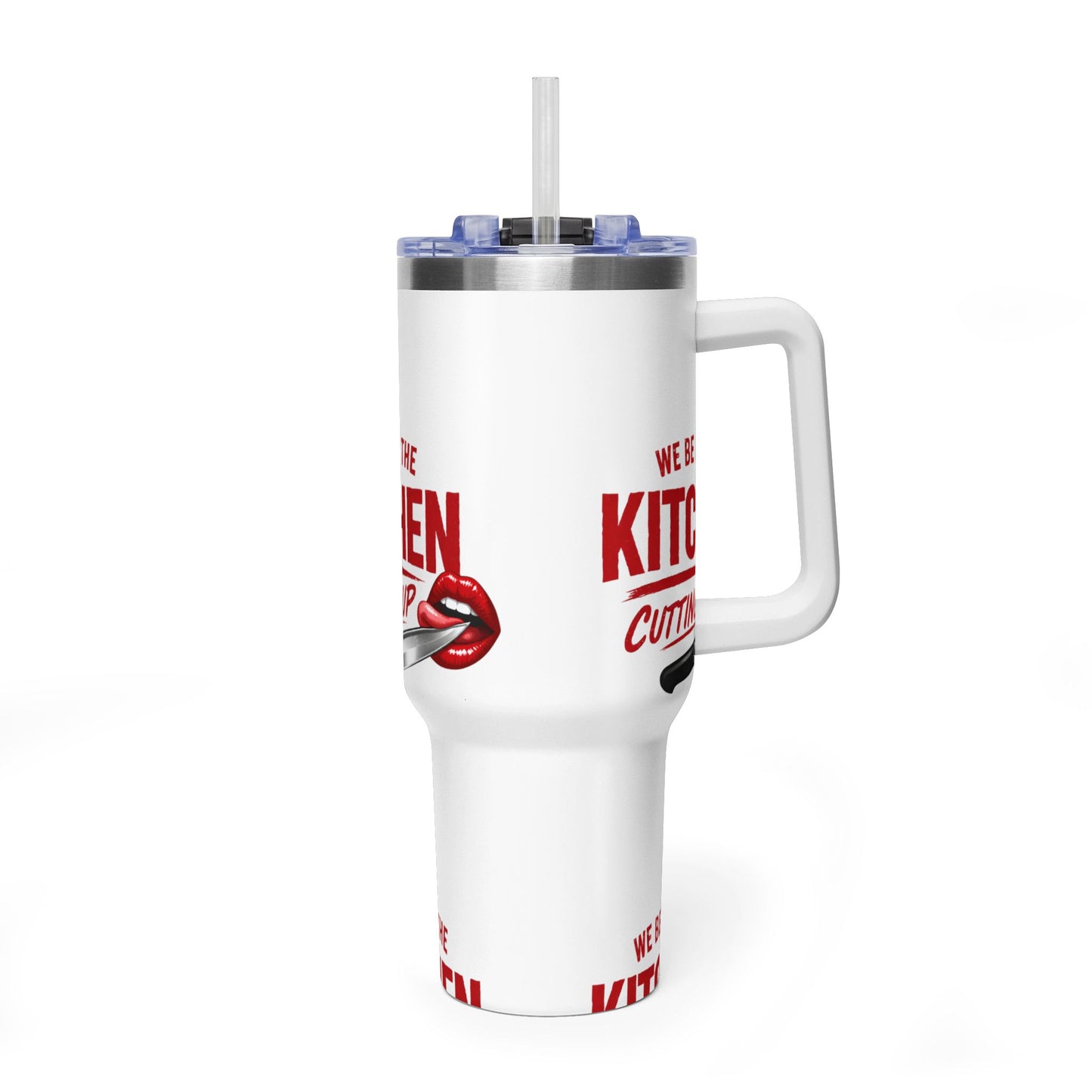 Kitchen Cutting Up 40oz Tumbler - Funny Chef Quote Travel Mug