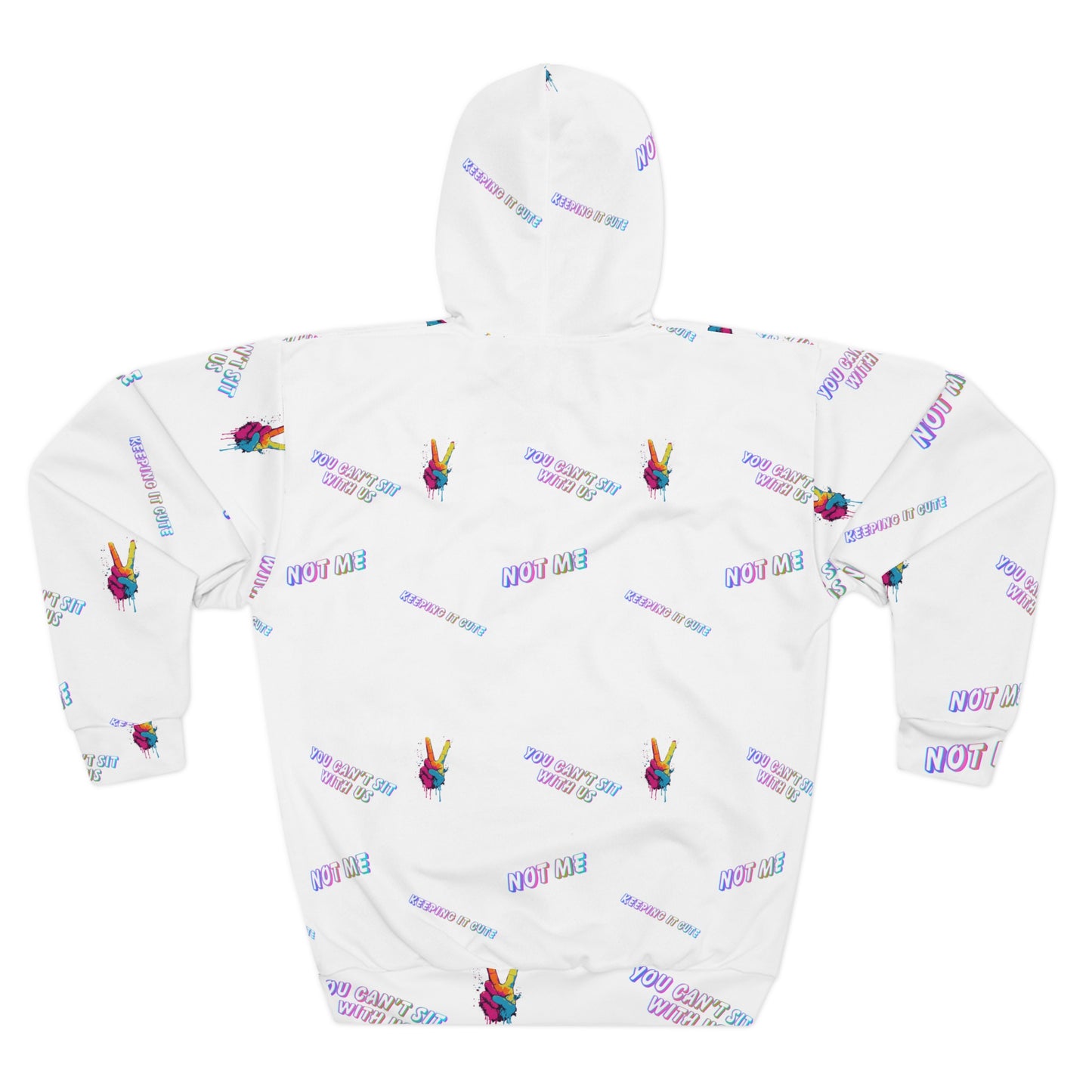 I don’t Care Bears Graphic Hoodie — All-Over Print Pullover