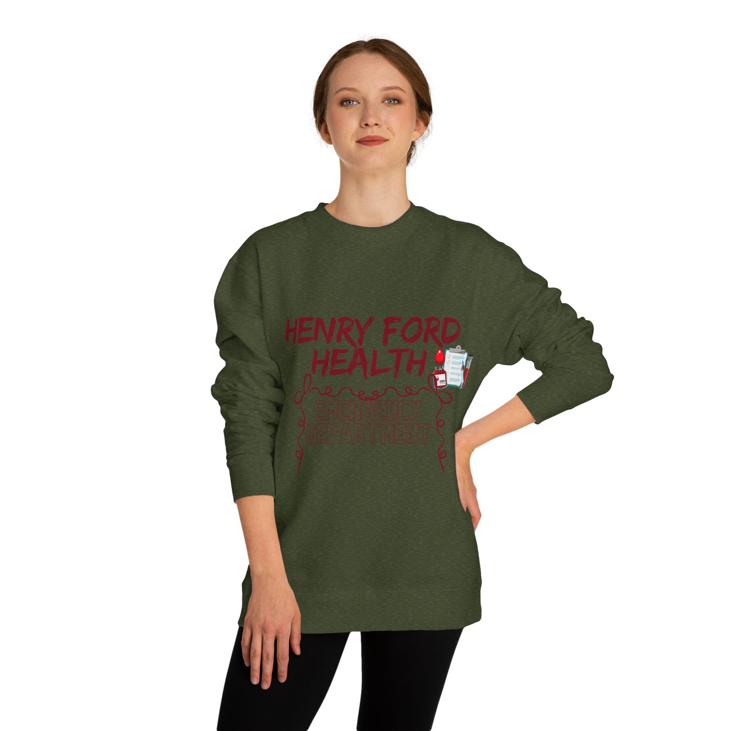Vinetta Henry Ford Health Unisex Crew Neck Sweatshirt, Comfortable Sweater, Gift for Healthcare Workers, Casual Wear, Inspirational Apparel, [...]
