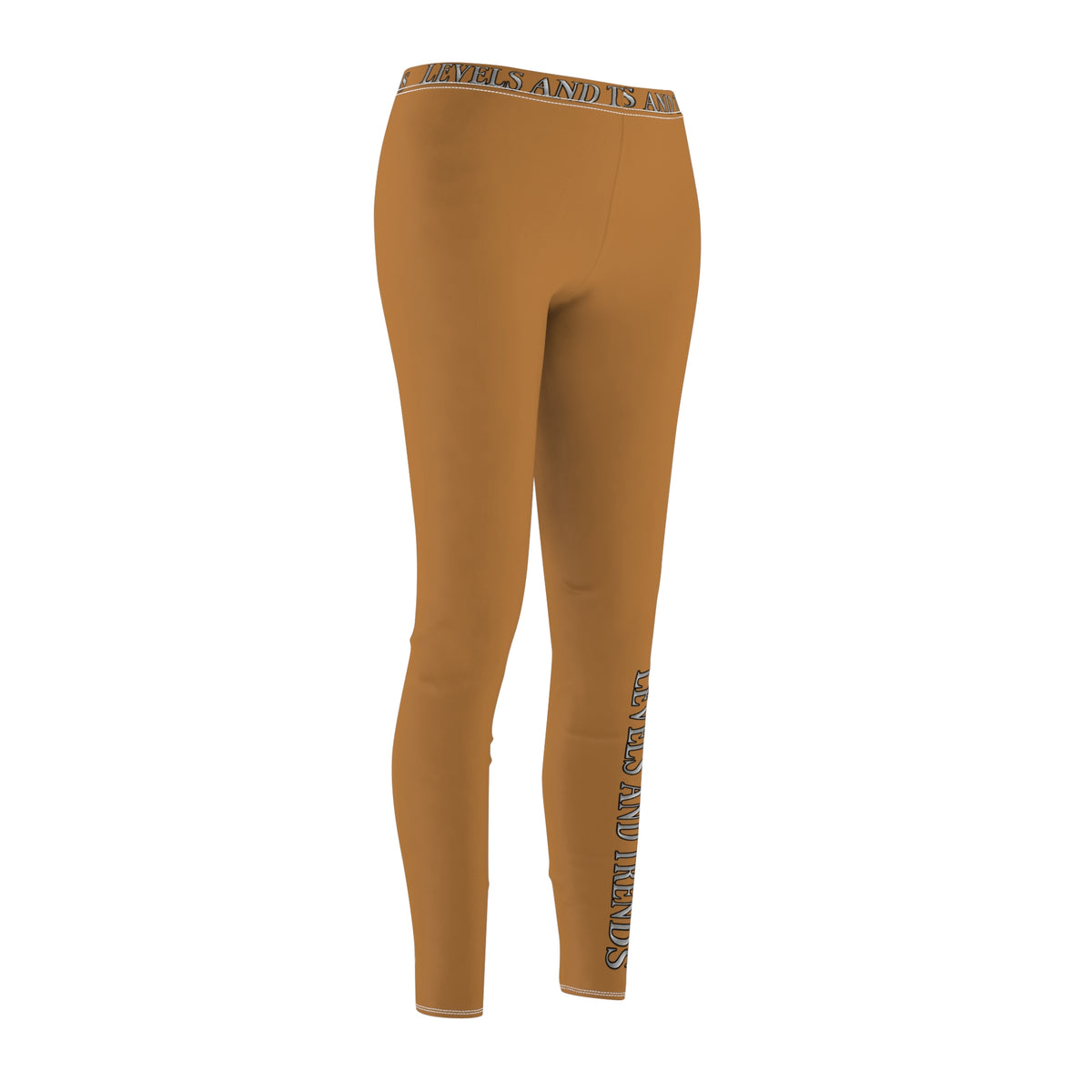 Light brown Levels and Trends Leggings — All-Over Printed Casual Women's Leggings