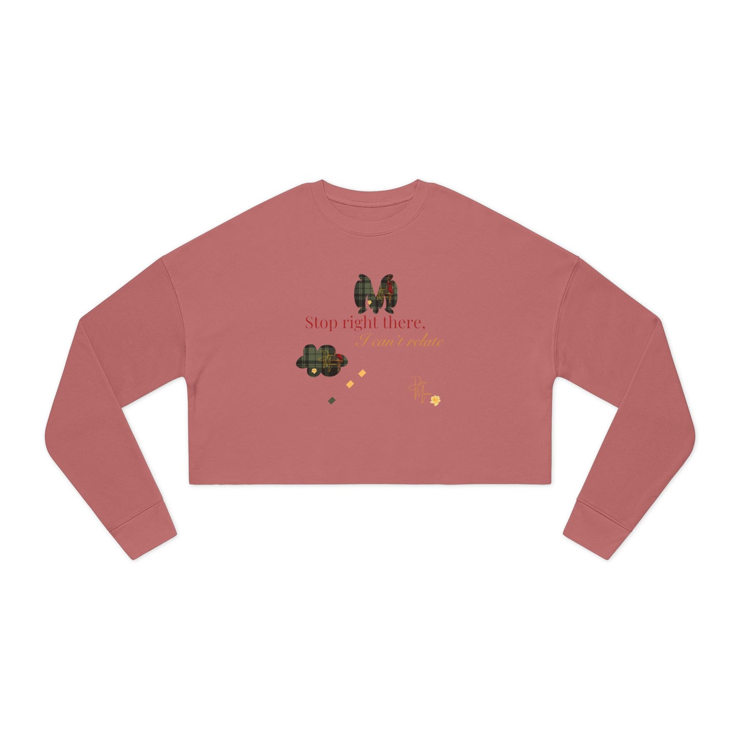 Divas Mission-Women's Cropped Sweatshirt