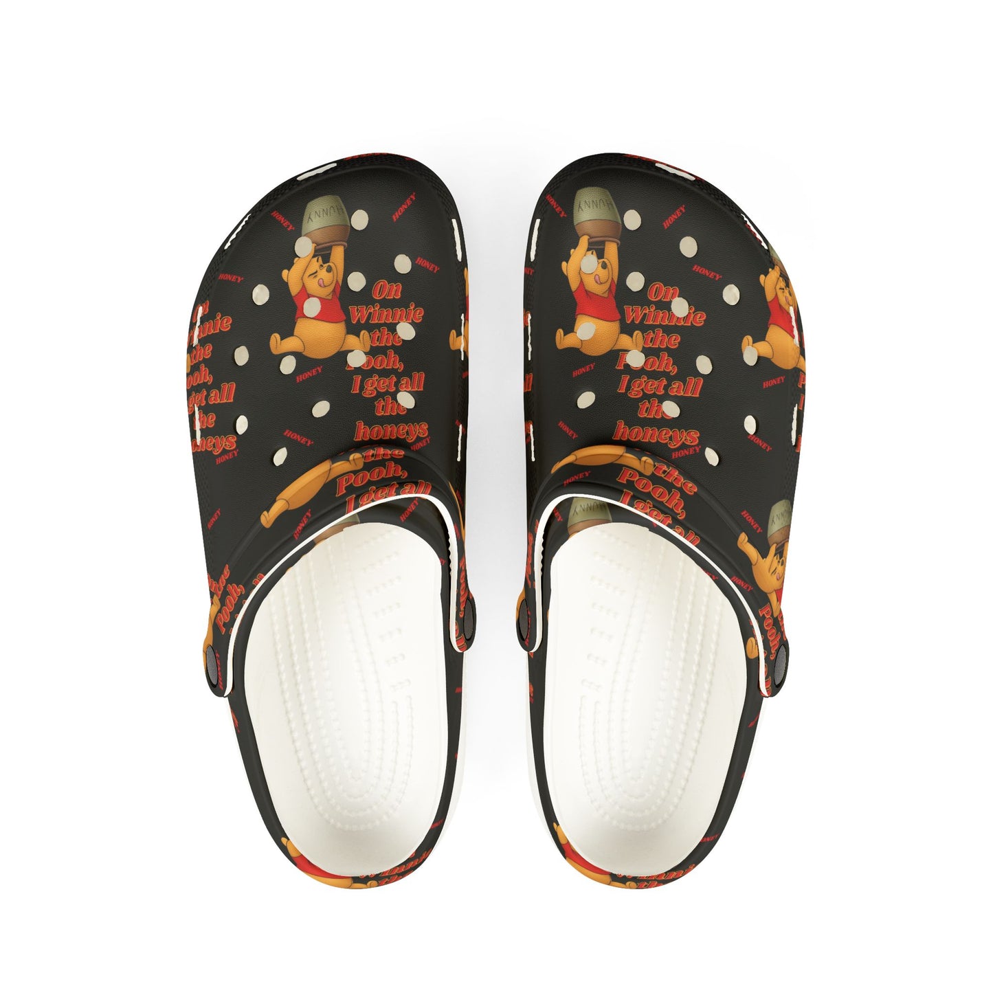 On Pooh — 'One Wink and You’re Mine' Funny Slip-On Shoes