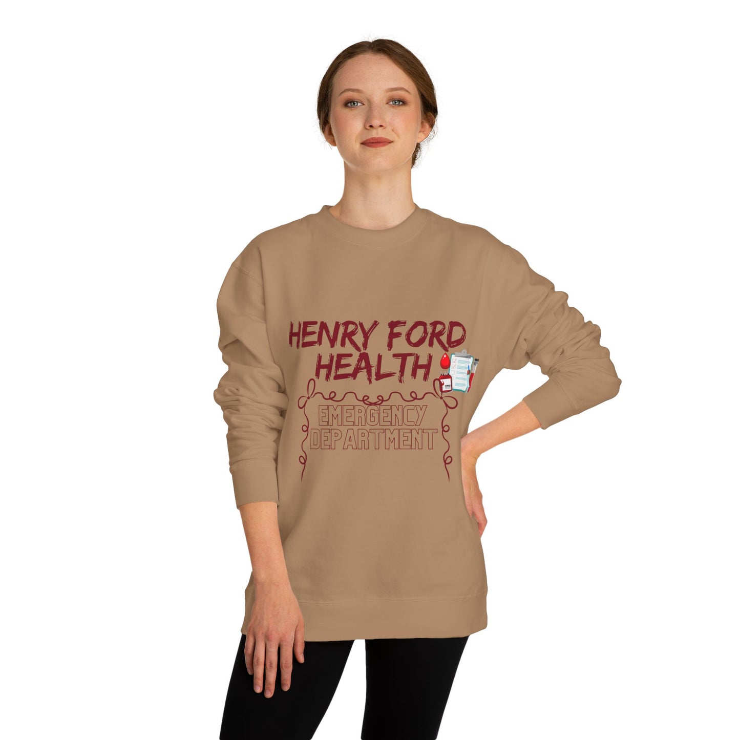 Vinetta Henry Ford Health Unisex Crew Neck Sweatshirt, Comfortable Sweater, Gift for Healthcare Workers, Casual Wear, Inspirational Apparel, [...]