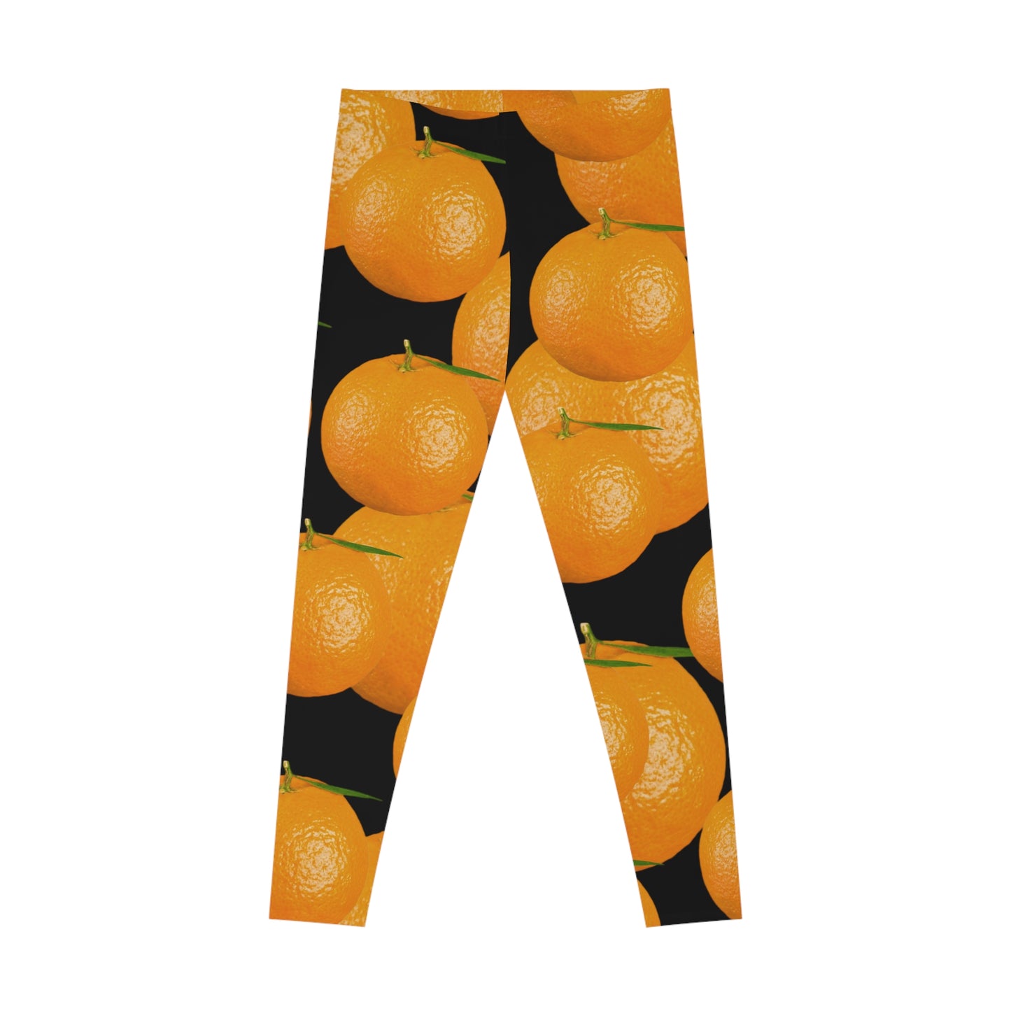 Orange Print Leggings — fruitody