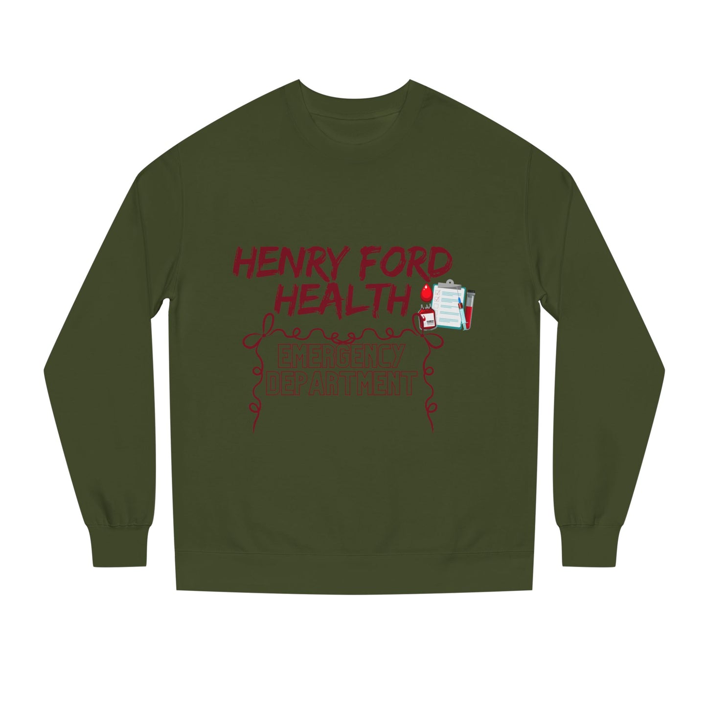 Vinetta Henry Ford Health Unisex Crew Neck Sweatshirt, Comfortable Sweater, Gift for Healthcare Workers, Casual Wear, Inspirational Apparel, [...]