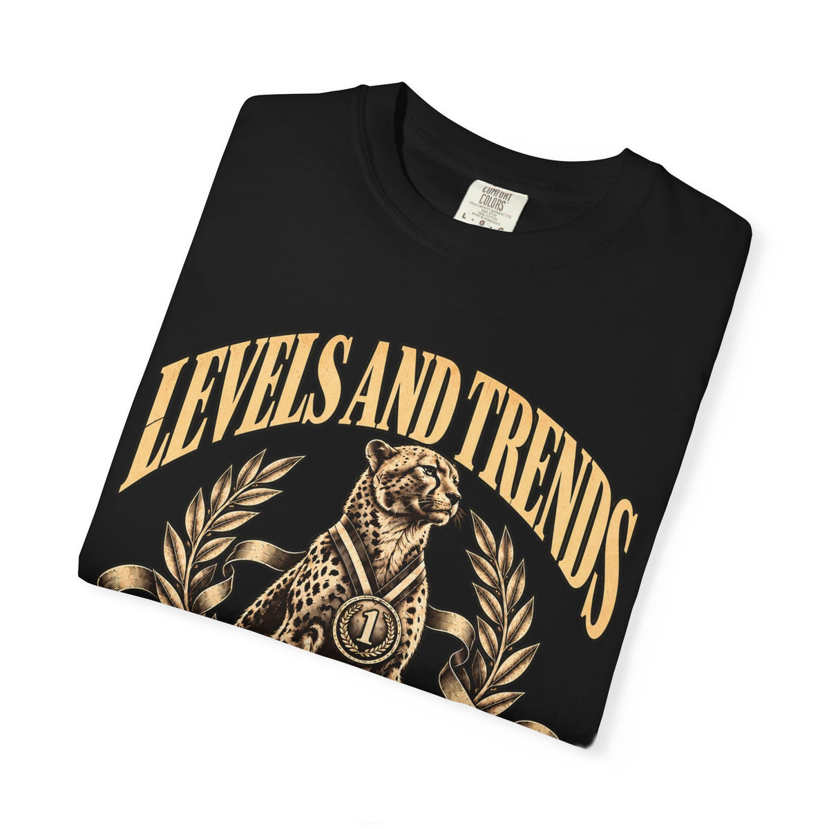 Levels and Trends "The Goal Is to Never Stop" Graphic T-Shirt