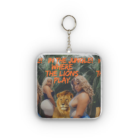 Custom Shape Mini Plush Keychain - Personalized Photo Cutout Charm