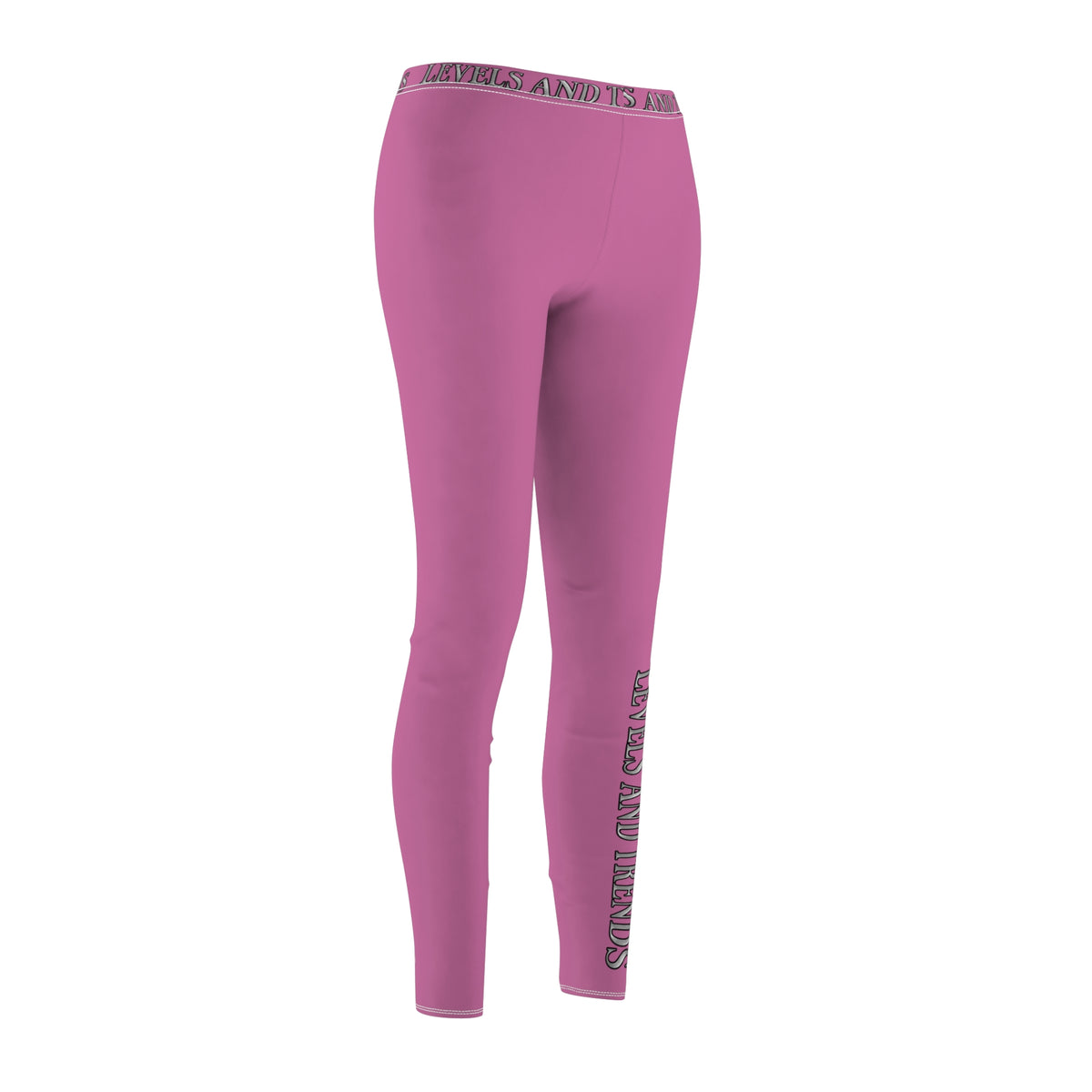 Hot pink Levels and trends Leggings — All-Over Printed Casual Women's Leggings
