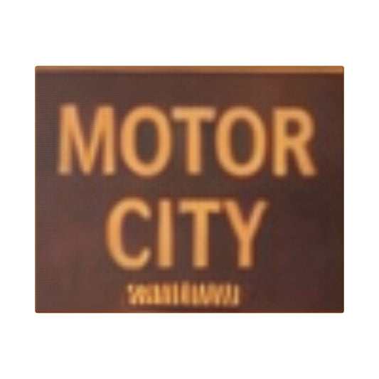 Motor City Canvas Wall Art