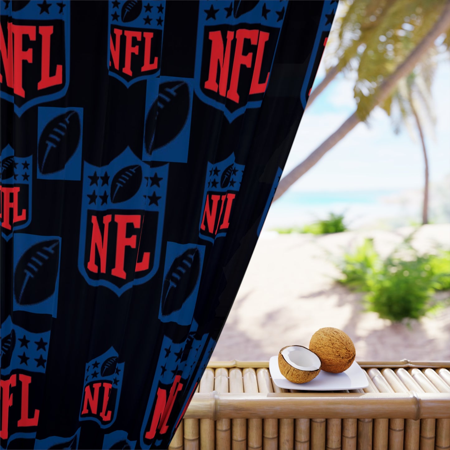 Sports-Window Curtains (1 Piece)