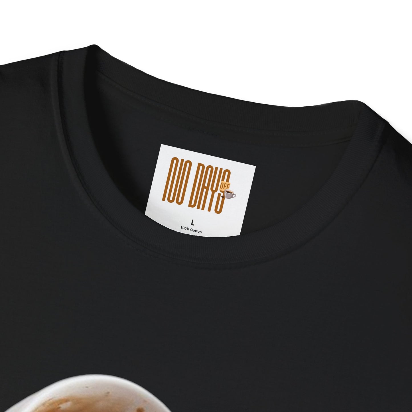 Coffee T-Shirt — “No Days off coffee” Retro Coffee Cup Design