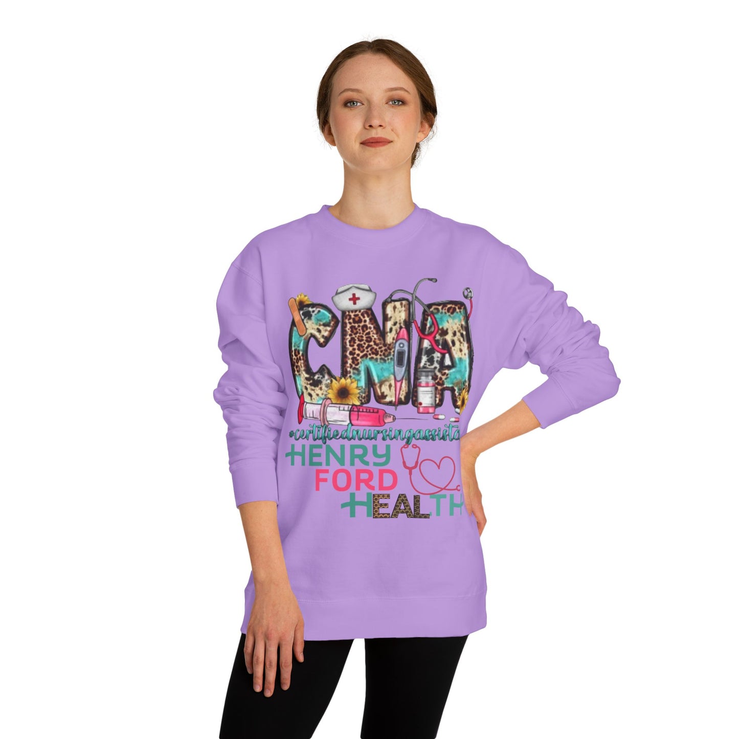 Henry Ford Health cna Crew Neck Sweatshirt, Comfortable Sweater, Gift for Healthcare Workers, Casual Wear, Inspirational Apparel, [...]