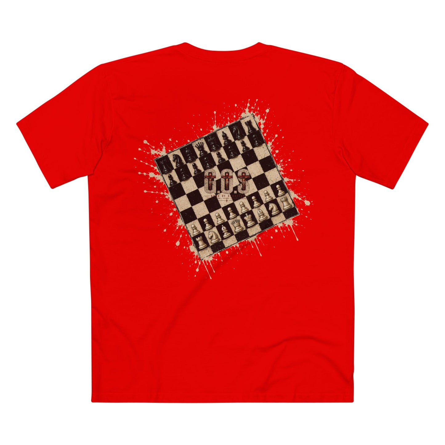 Game of Strategy Chess T-Shirt — Vintage Crossboard Graphic Tee