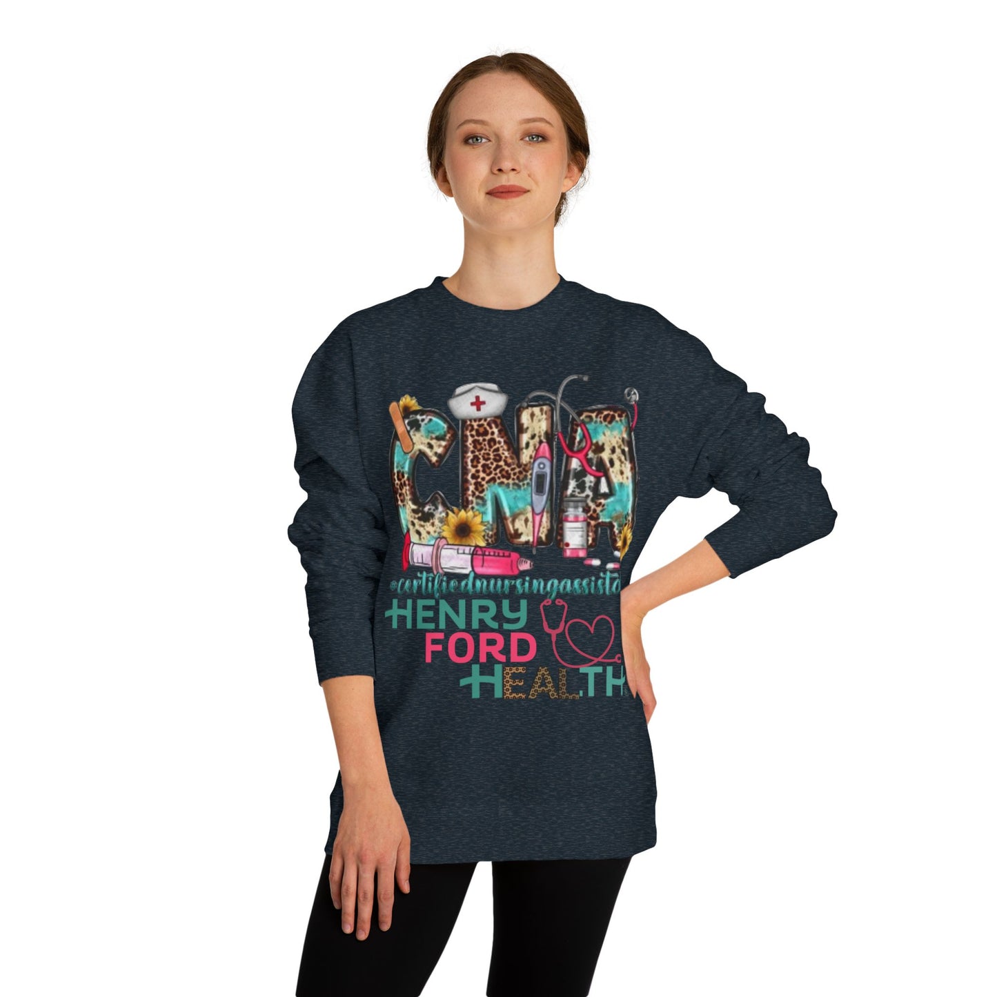 Henry Ford Health cna Crew Neck Sweatshirt, Comfortable Sweater, Gift for Healthcare Workers, Casual Wear, Inspirational Apparel, [...]