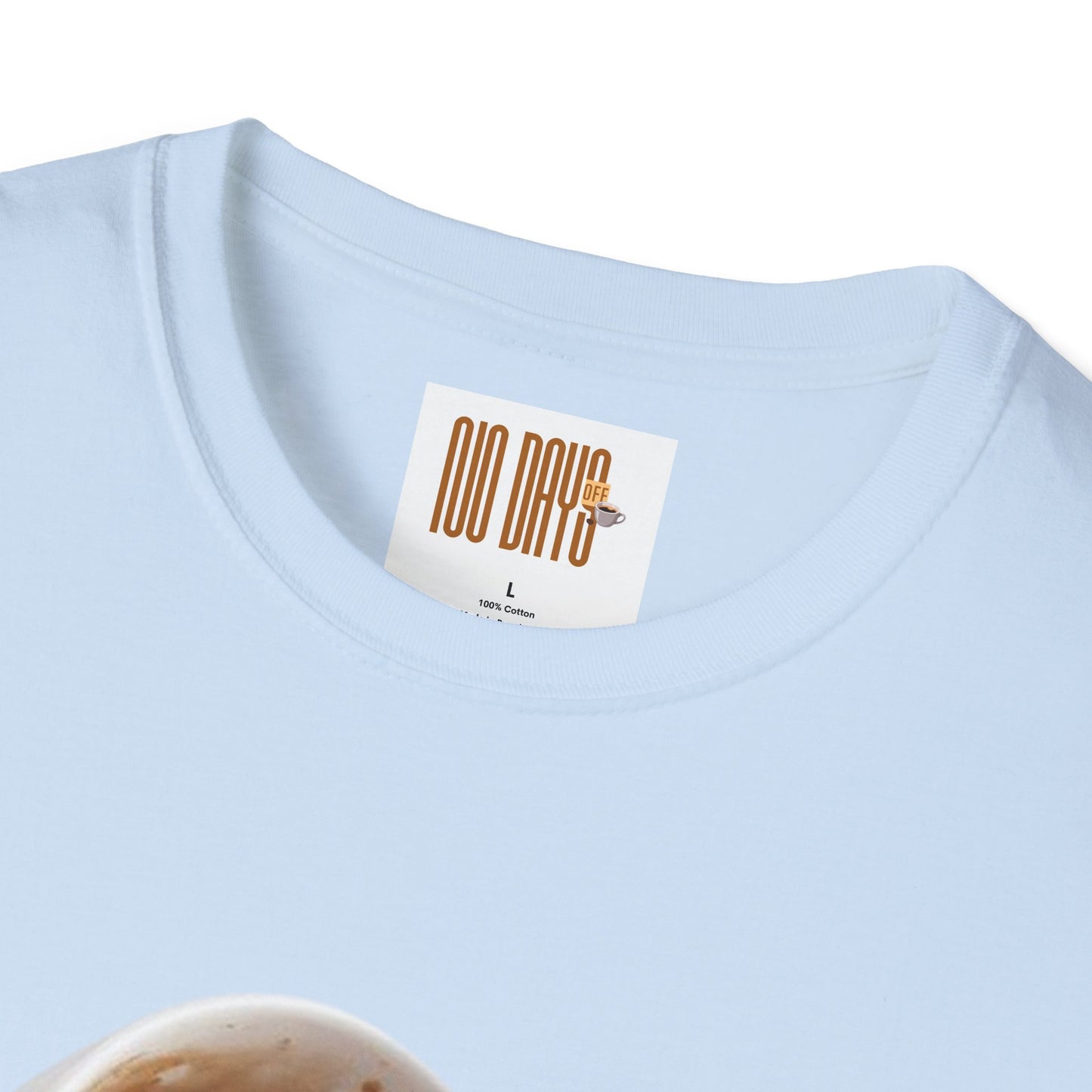 Coffee T-Shirt — “No Days off coffee” Retro Coffee Cup Design