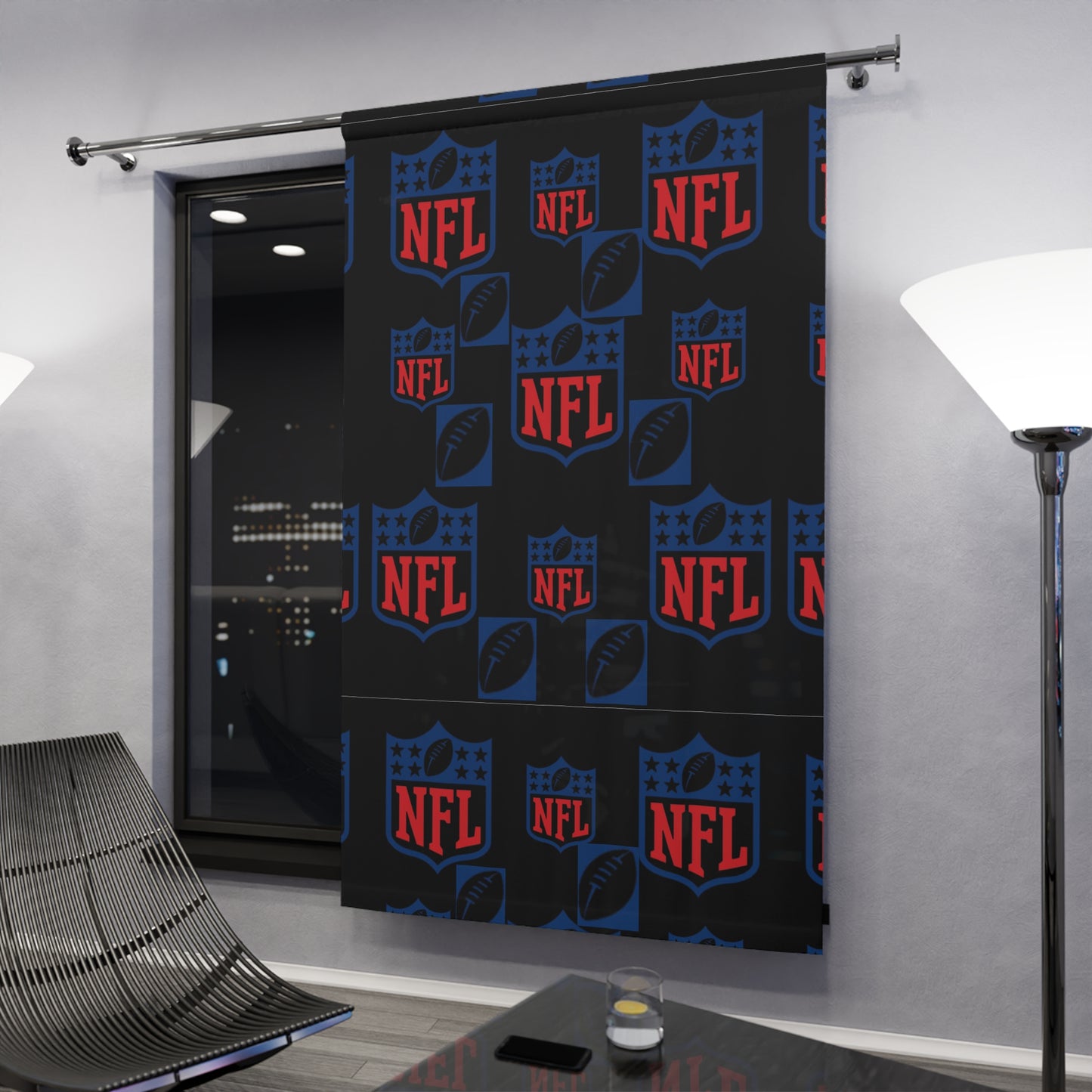 Sports-Window Curtains (1 Piece)