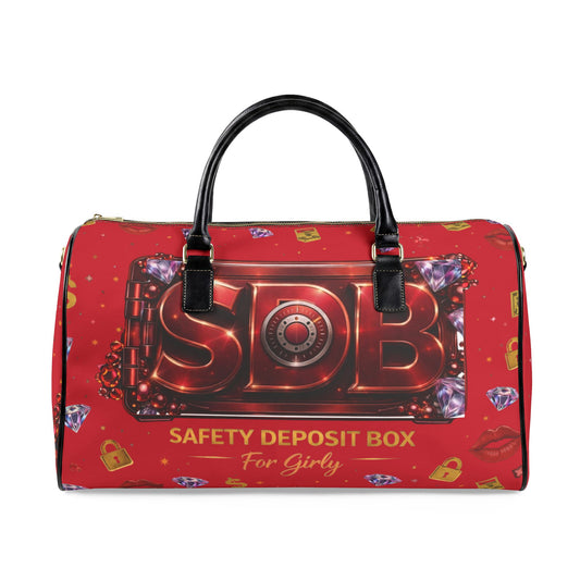 Safety Deposit Box Leather Travel Bag — Women's Weekend Duffel