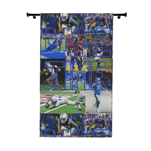 Football-Window Curtains (1 Piece)