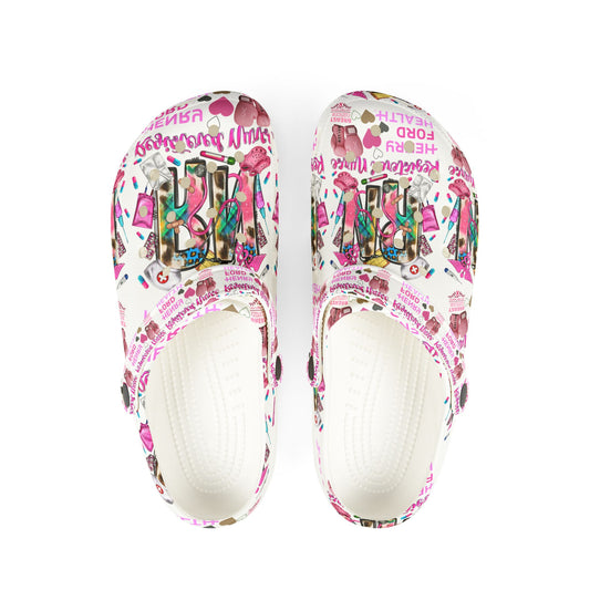 Henry Ford health Foam Crocs for Fun Comfort, Cute Garden Shoes, Trendy Summer Footwear, Perfect for Kids and Adults, Fun Gift Idea
