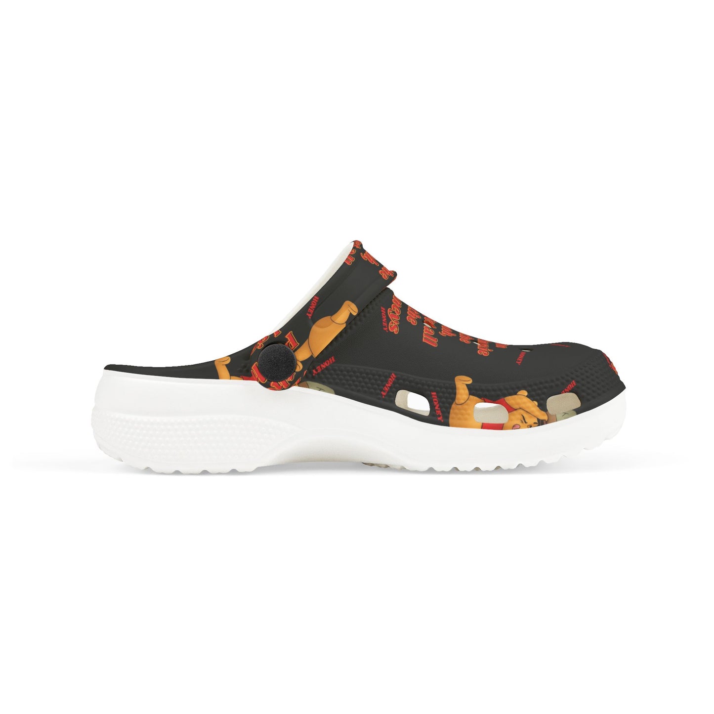 Kids crocs — Cute Winnie-the-Pooh All-Over Print Slip-Ons