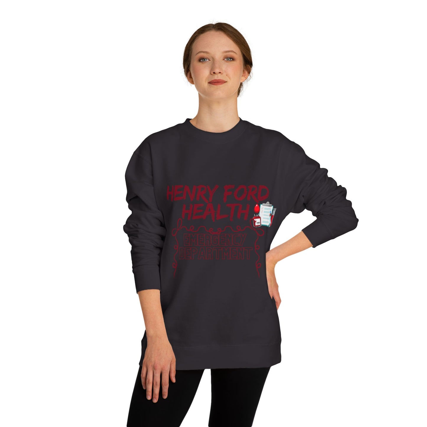 Vinetta Henry Ford Health Unisex Crew Neck Sweatshirt, Comfortable Sweater, Gift for Healthcare Workers, Casual Wear, Inspirational Apparel, [...]