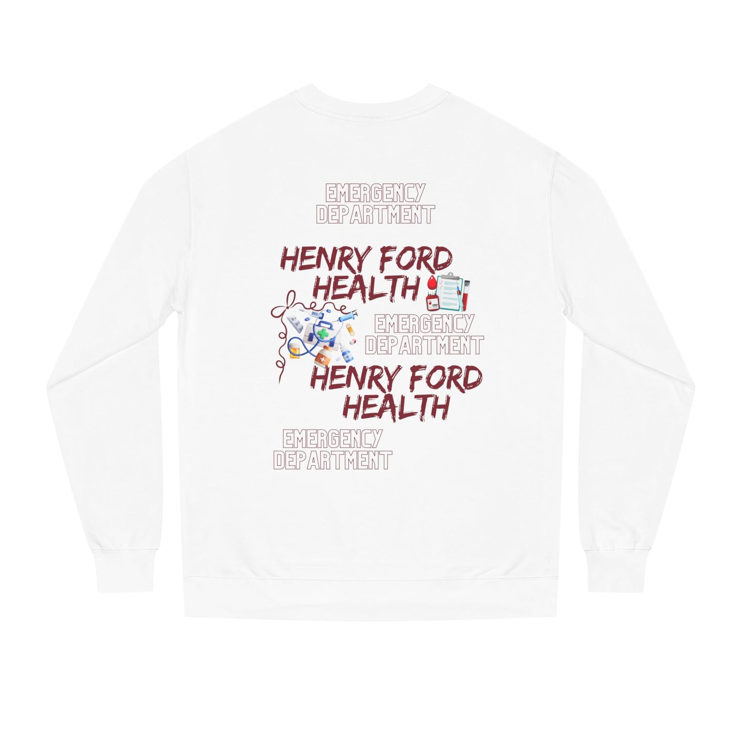 Vinetta Henry Ford Health Unisex Crew Neck Sweatshirt, Comfortable Sweater, Gift for Healthcare Workers, Casual Wear, Inspirational Apparel, [...]