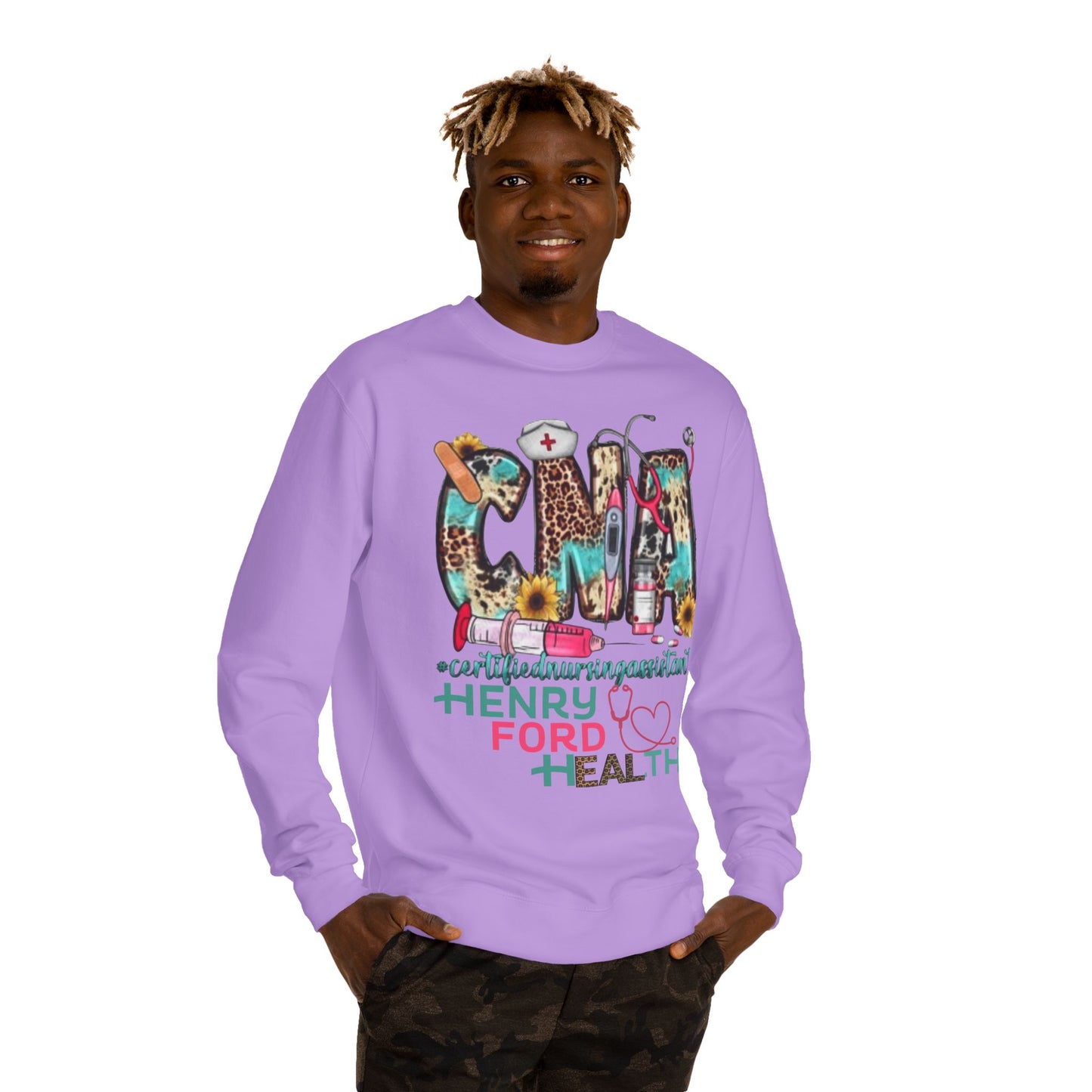 Henry Ford Health cna Crew Neck Sweatshirt, Comfortable Sweater, Gift for Healthcare Workers, Casual Wear, Inspirational Apparel, [...]