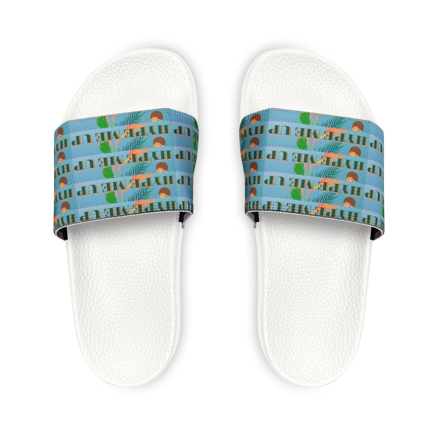 Slide Sandals — Hype Me Up' Adjustable Strap Pool Slides