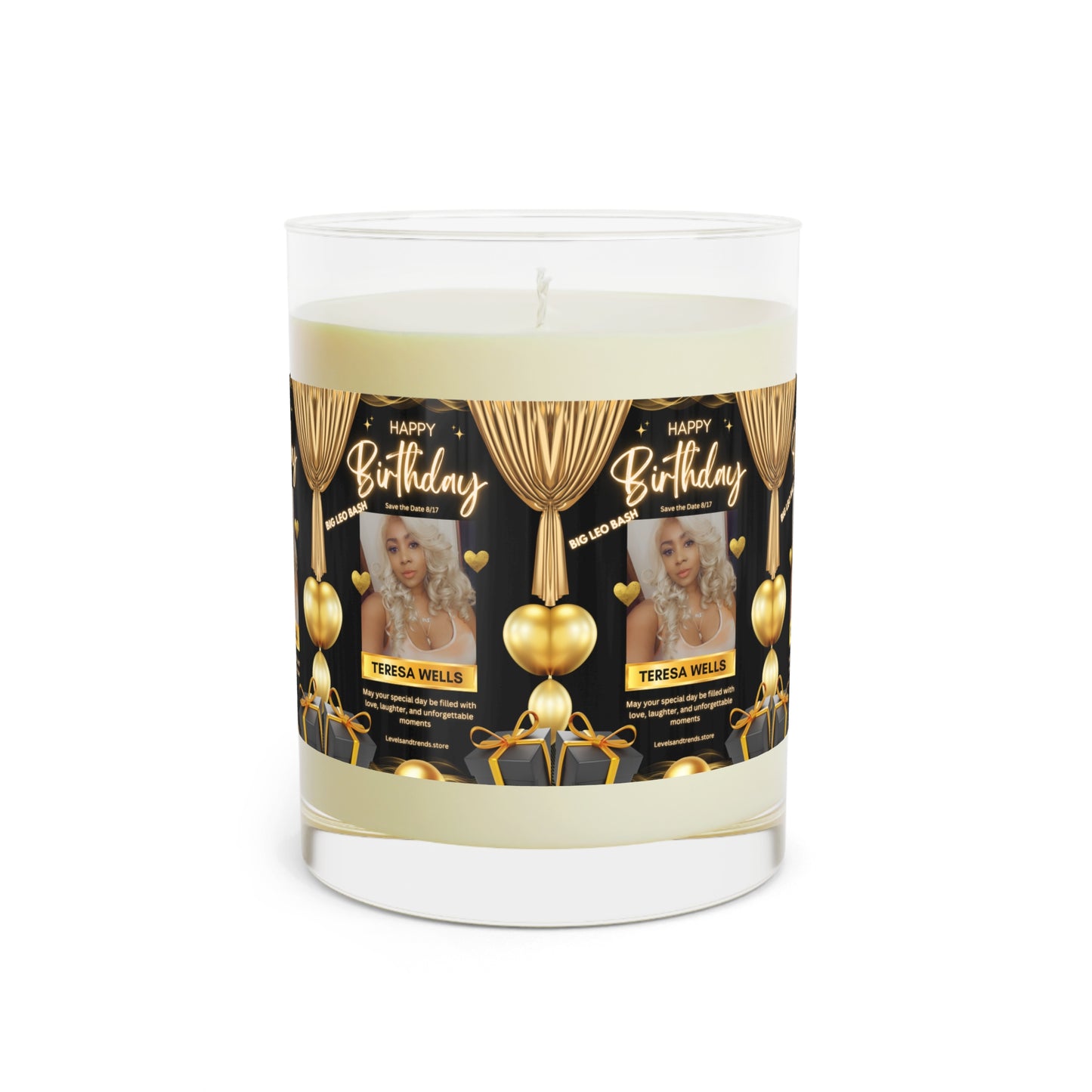 Scented Candle - Full Glass, 11oz