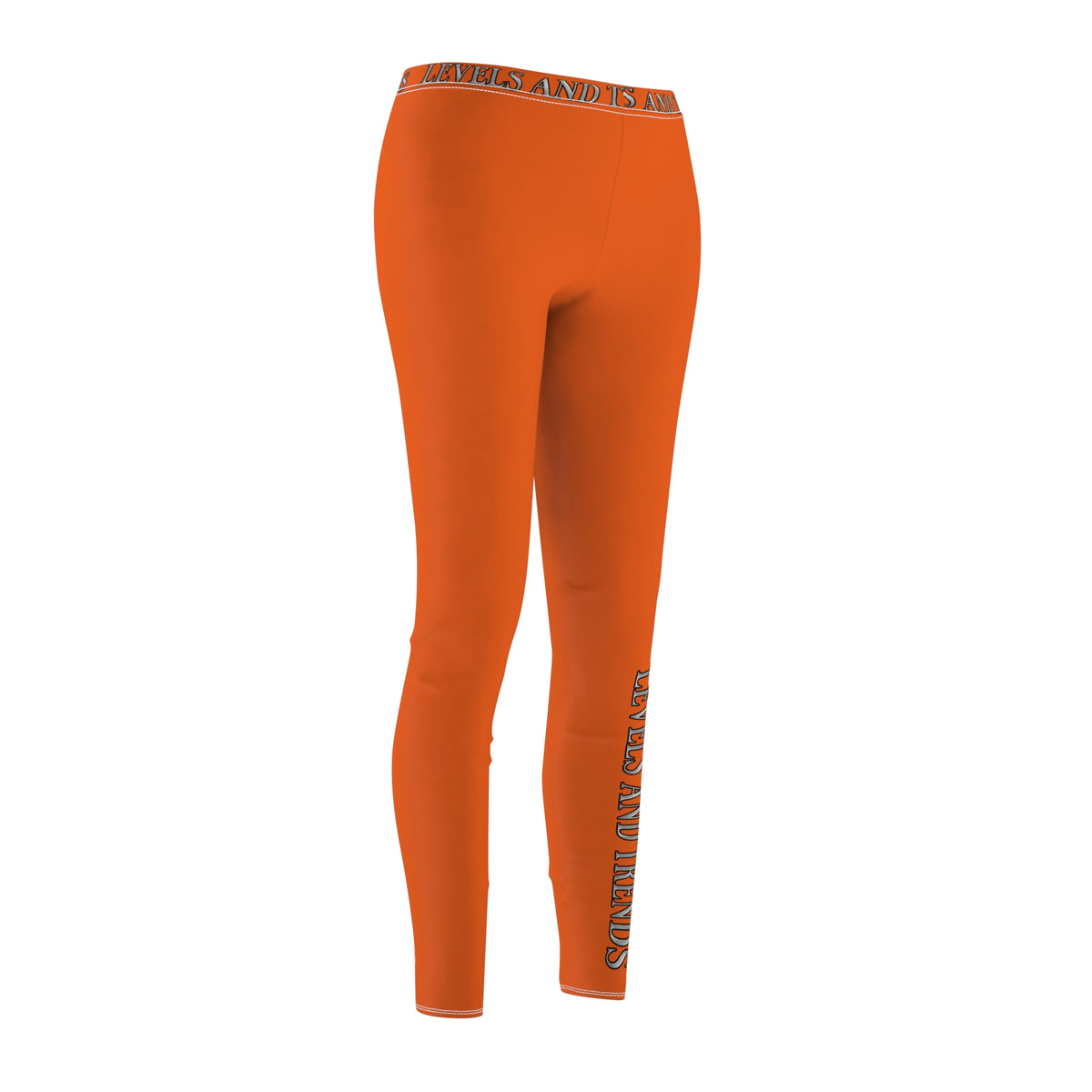 Orange Levels and Trends Leggings — All-Over Printed Casual Women's Leggings