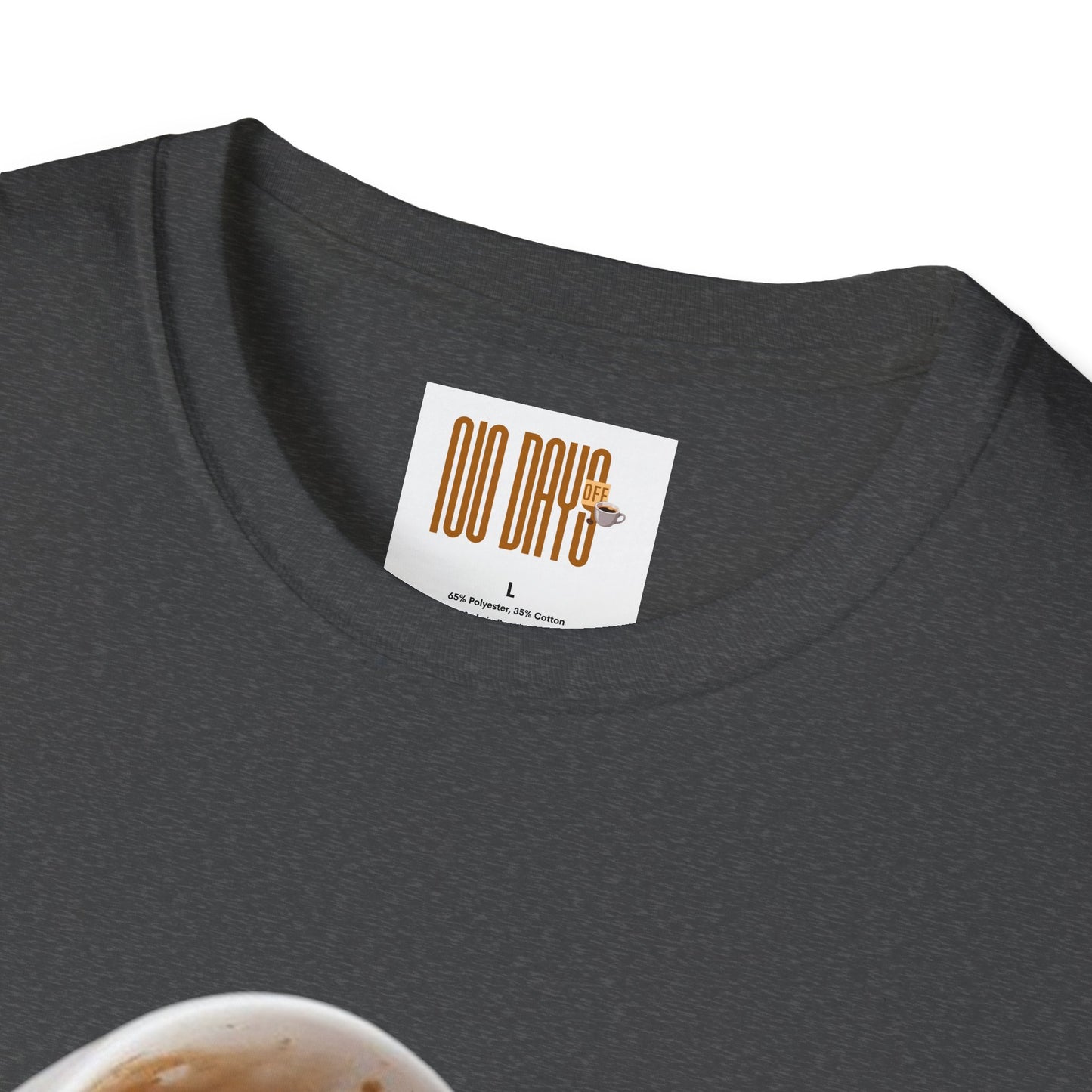 Coffee T-Shirt — “No Days off coffee” Retro Coffee Cup Design