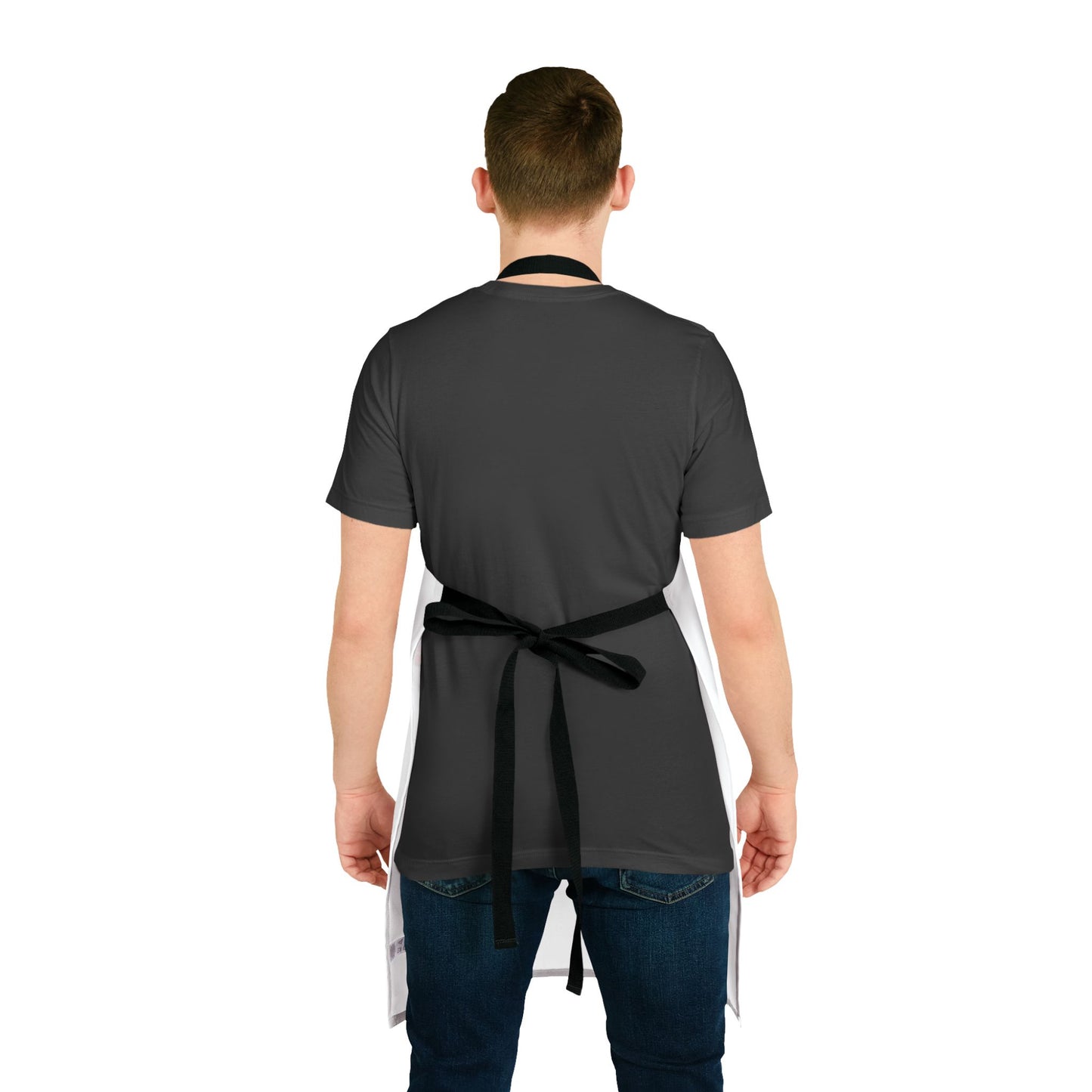 We Be In The Kitchen Cutting Up Apron — Funny Chef Cooking Apron with Knife & Lips Design