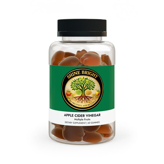 SHINE BRIGHT-Apple Cider Vinegar Gummies (60 Gummies)