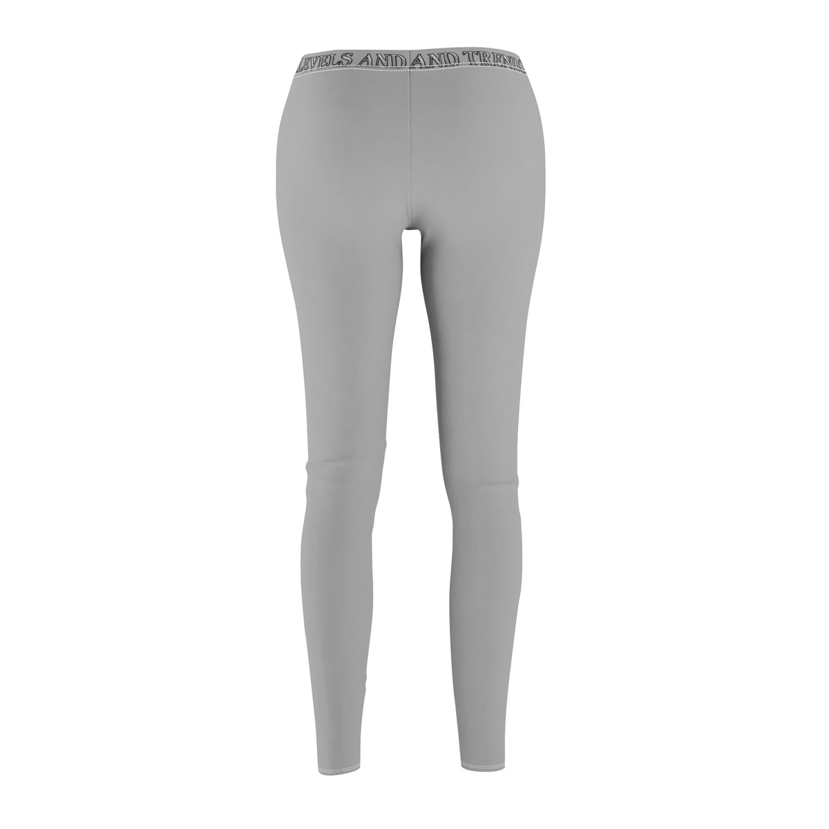 Gray Levels and Trends Leggings — All-Over Printed Casual Women's Leggings