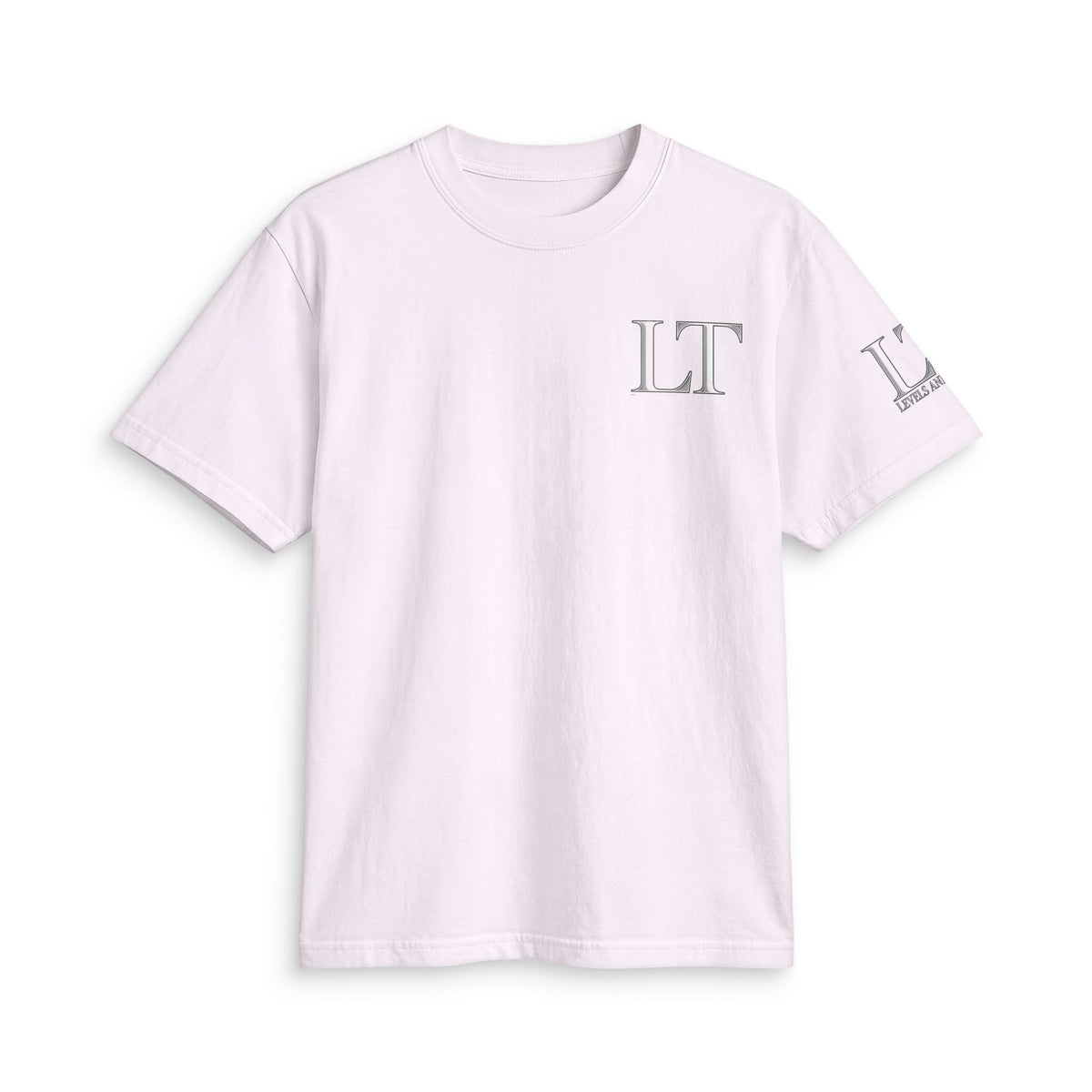 Levels and trends Active Unisex T‑Shirt — Minimal White Athletic Tee