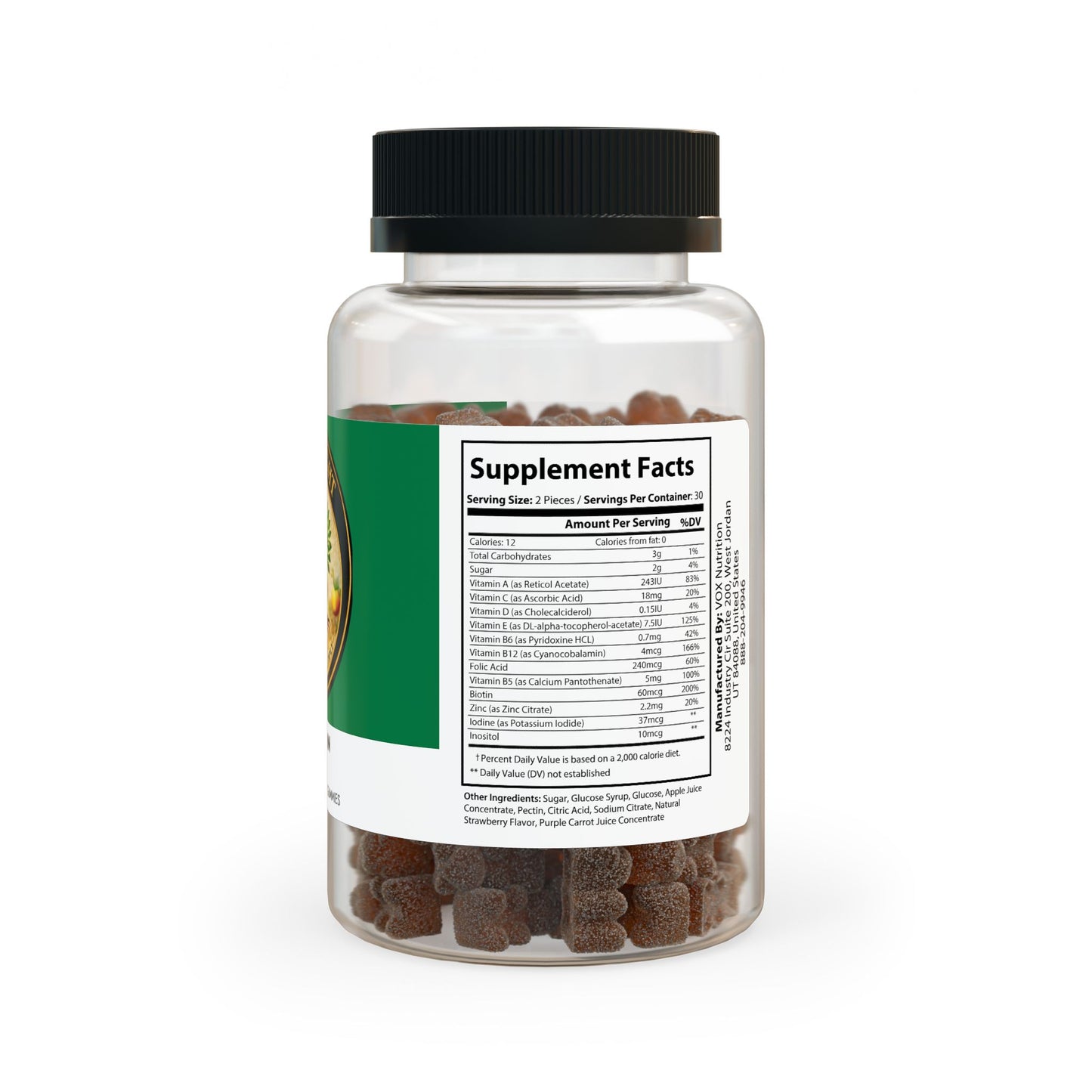 SHINE BRIGHT-Multivitamin Gummies for Adults (60 Gummies)