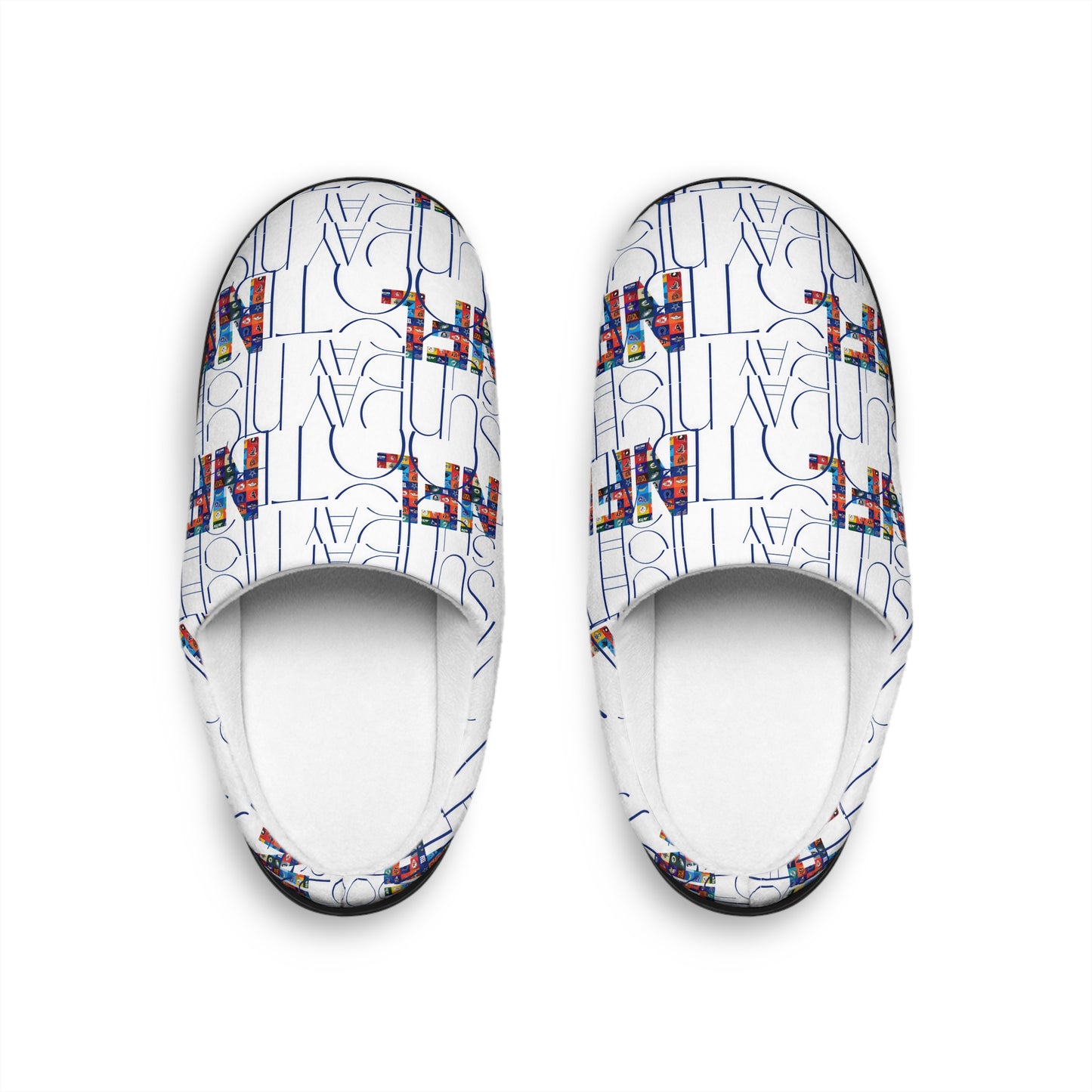 Cozy Retro Indoor Slippers – Fun Design for Relaxing Days, Gift for Men, Housewarming, Holiday Comfort, Stylish Lounging