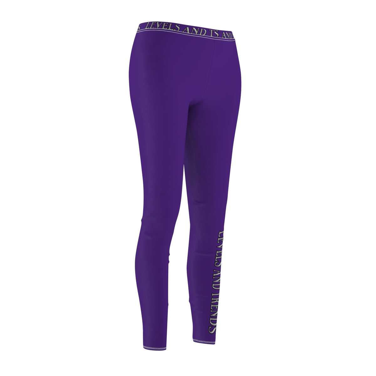 Purple Levels and trends Leggings — All-Over Printed Casual Women's Leggings