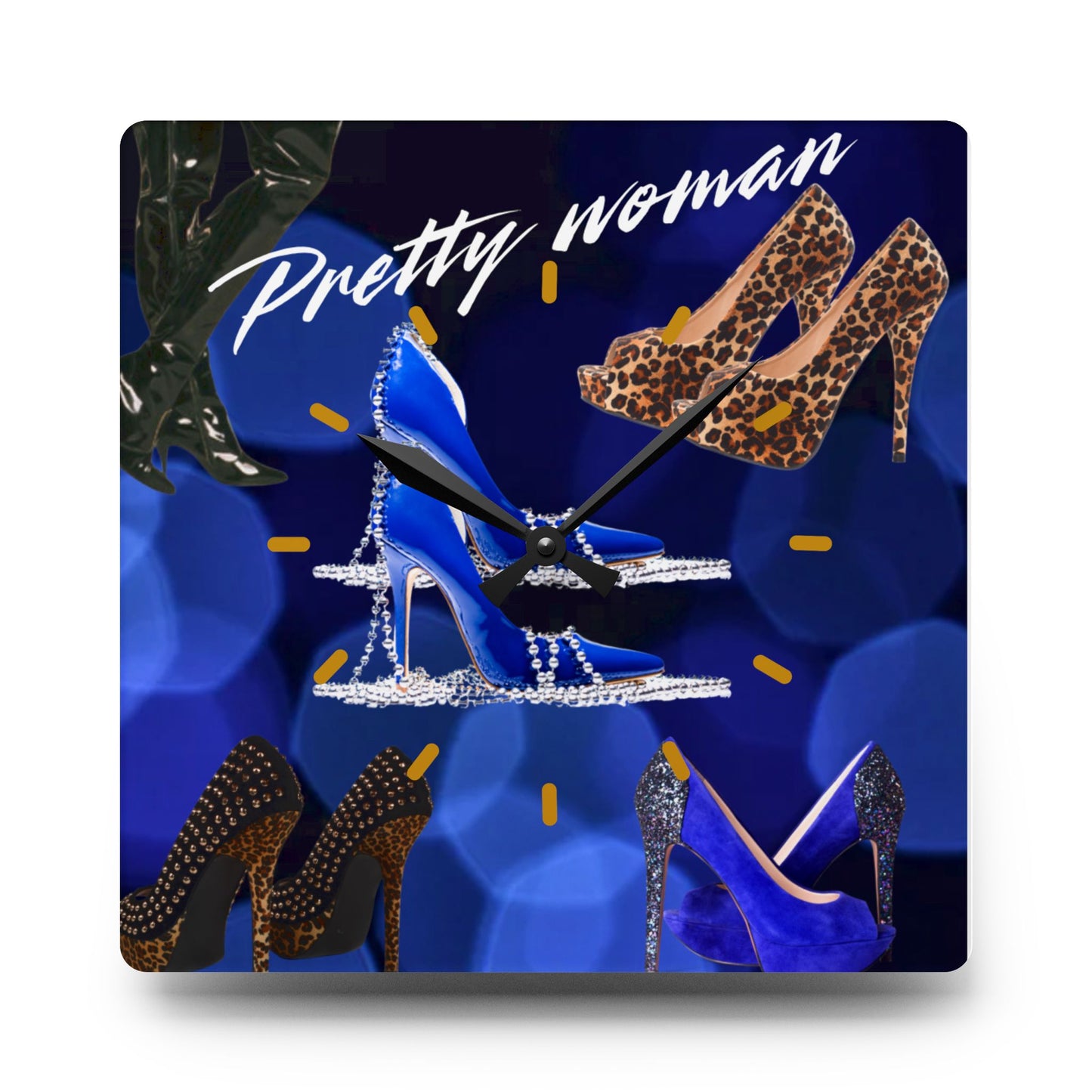 Pretty woman -Acrylic Wall Clock