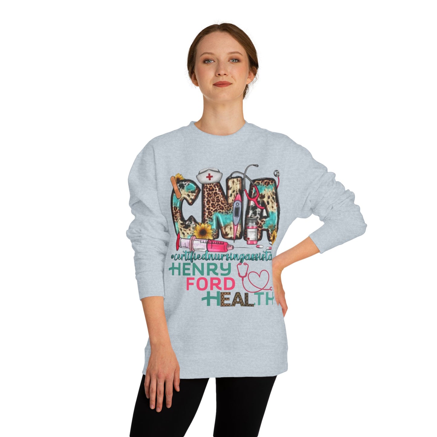 Henry Ford Health cna Crew Neck Sweatshirt, Comfortable Sweater, Gift for Healthcare Workers, Casual Wear, Inspirational Apparel, [...]