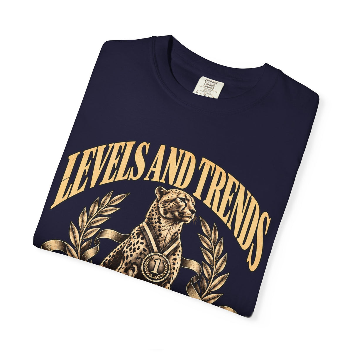 Levels and Trends "The Goal Is to Never Stop" Graphic T-Shirt