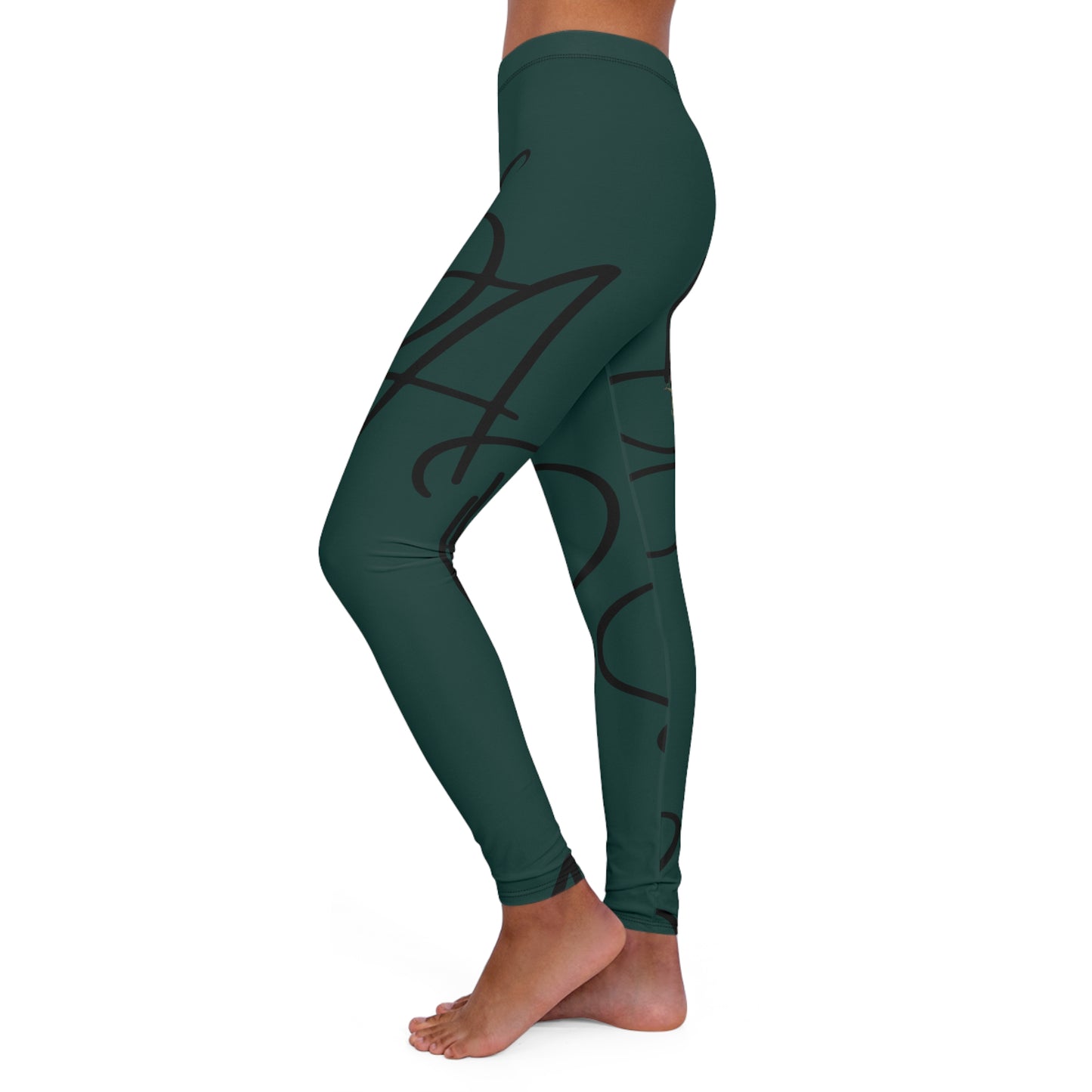 B.a.p.s-Diva green High-Waist Women’s Leggings — Everyday Activewear Yoga Pants