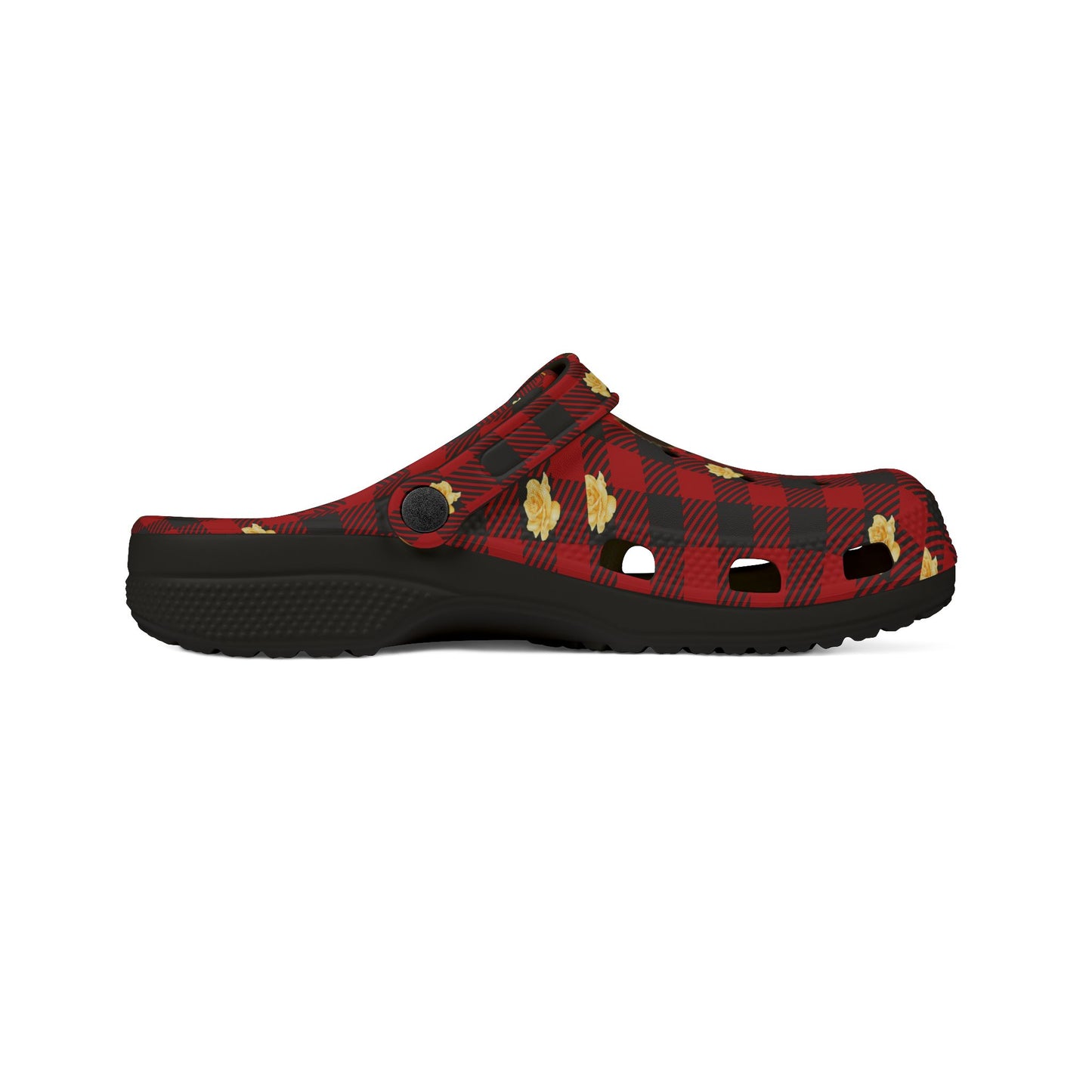 Divas Mission red-Holiday crocs Comfort Shoes, Festive Footwear, Casual Everyday Slip-Ons, Comfortable Home Footwear