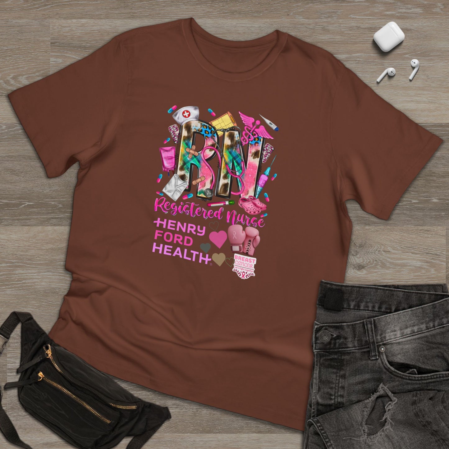 Nurse Pride Unisex T-Shirt, RN Registered Nurse Tee, Healthcare Appreciation Gift, Medical Profession Shirt, Fun Nurse Shirt