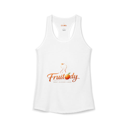 Black Women's Fruitody orange Racerback Tank