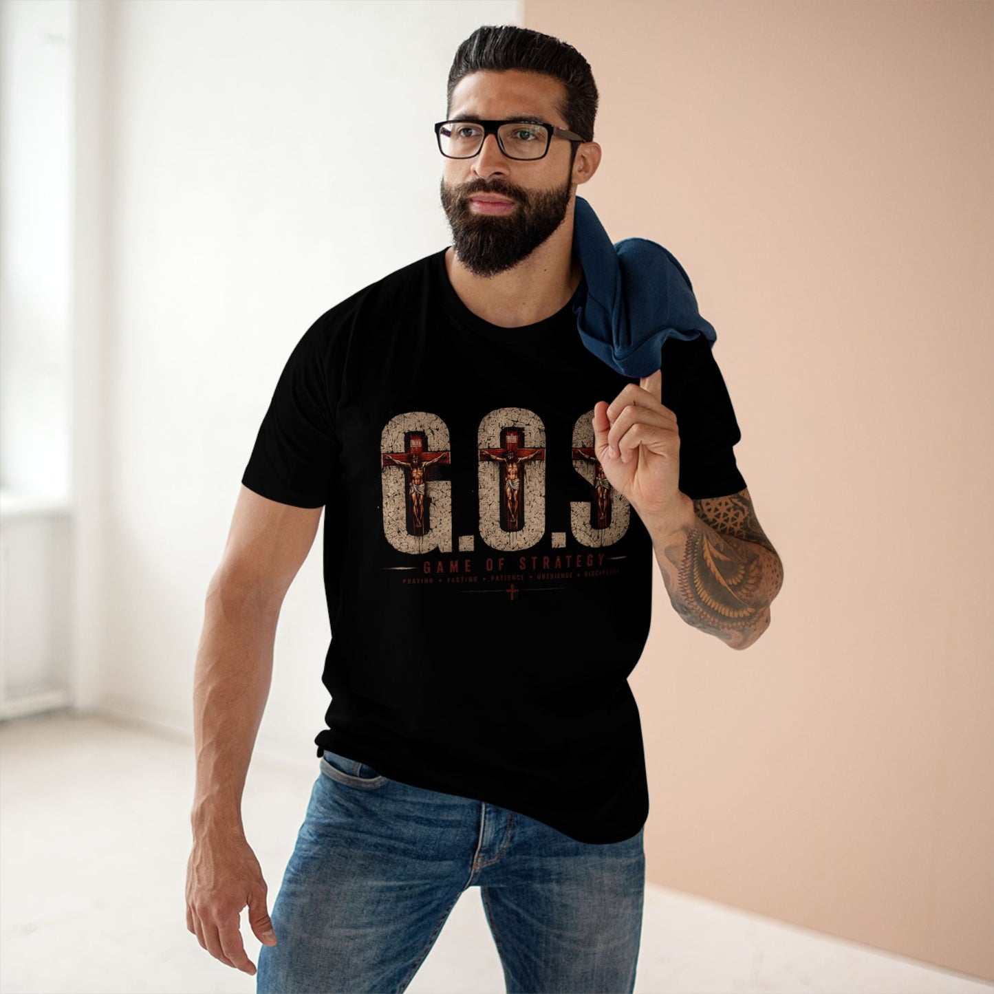 Game of Strategy Chess T-Shirt — Vintage Crossboard Graphic Tee