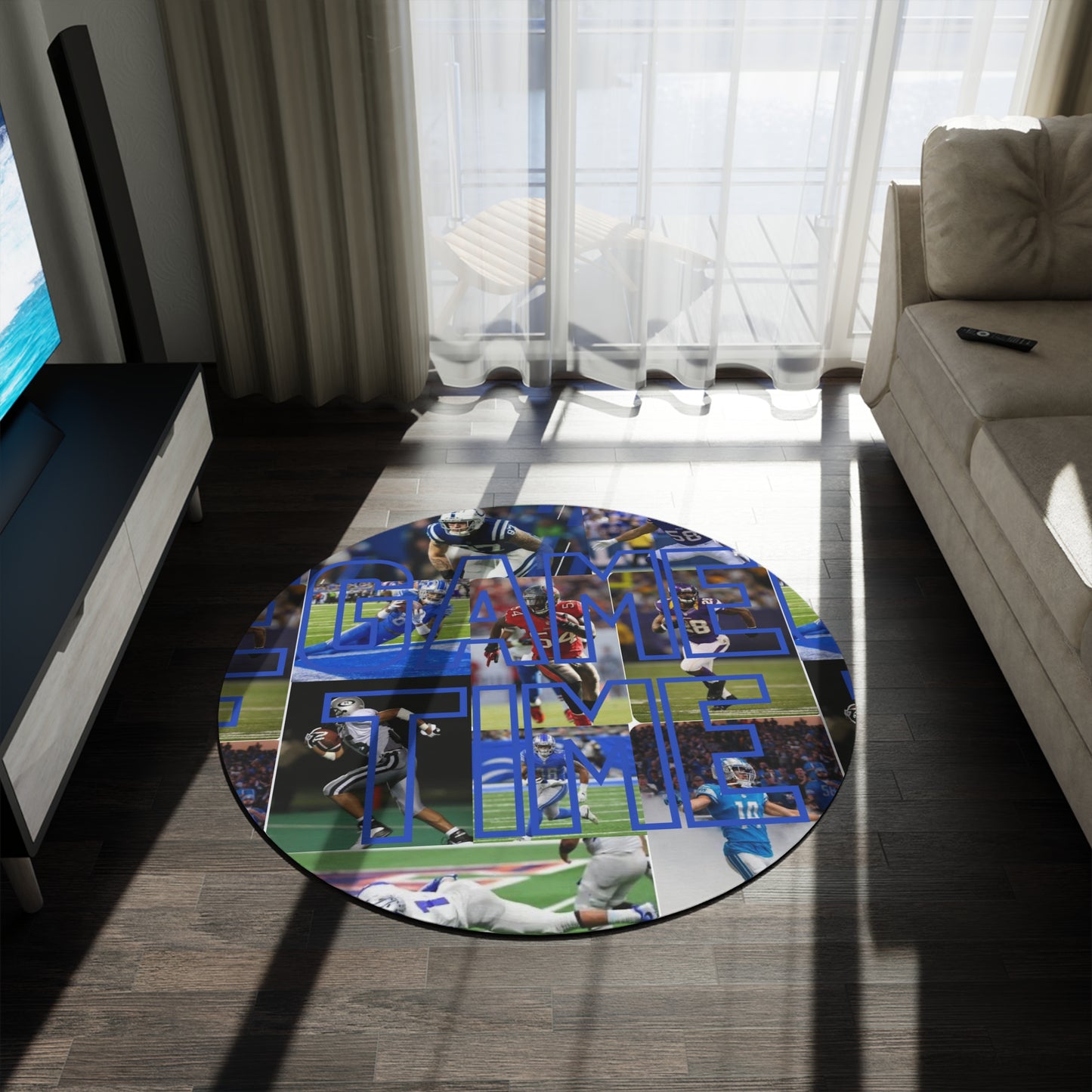 Sports- Round Rug