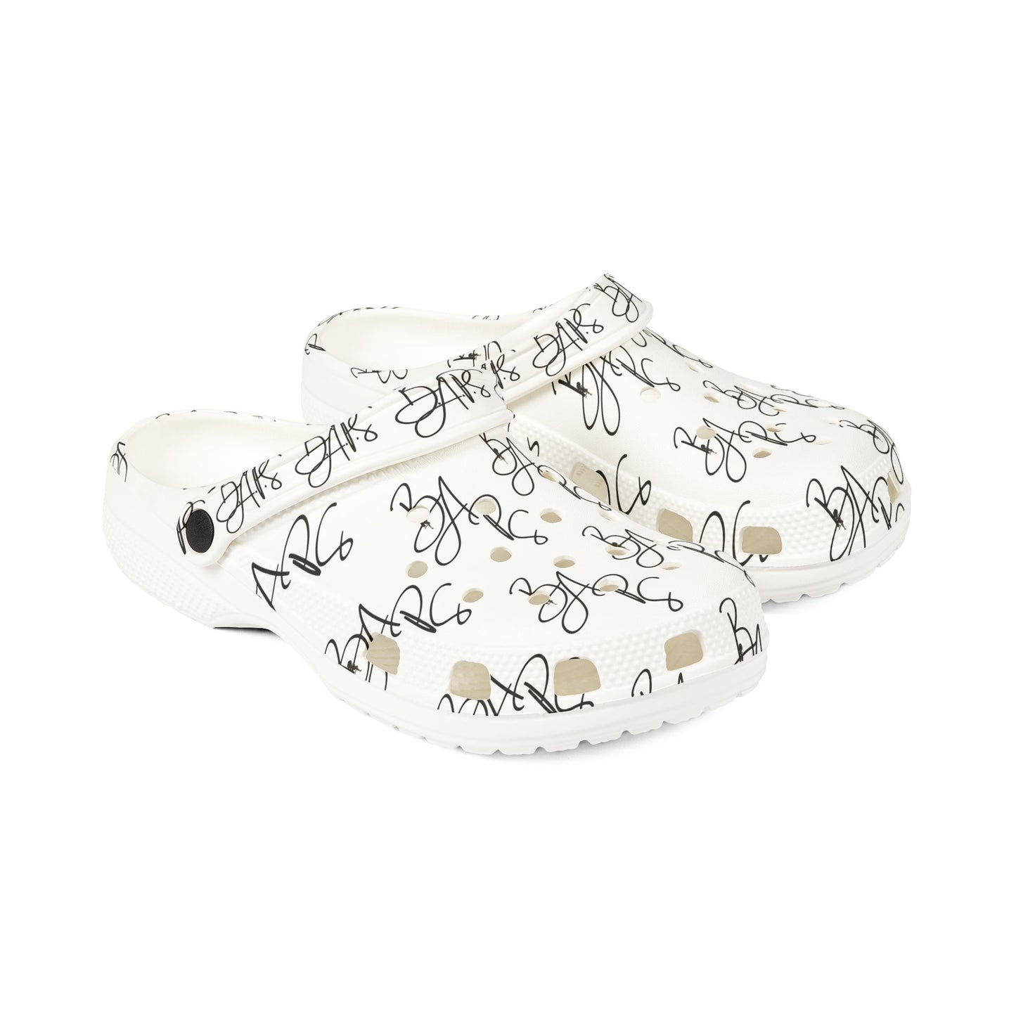 B.a.p.s crocs- with Script Heart Pattern