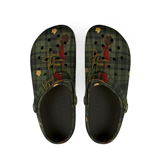 Diva’s mission Foam Clogs, Holiday Comfort Shoes, Festive Footwear, Casual Everyday Slip-Ons, Comfortable Home Footwear