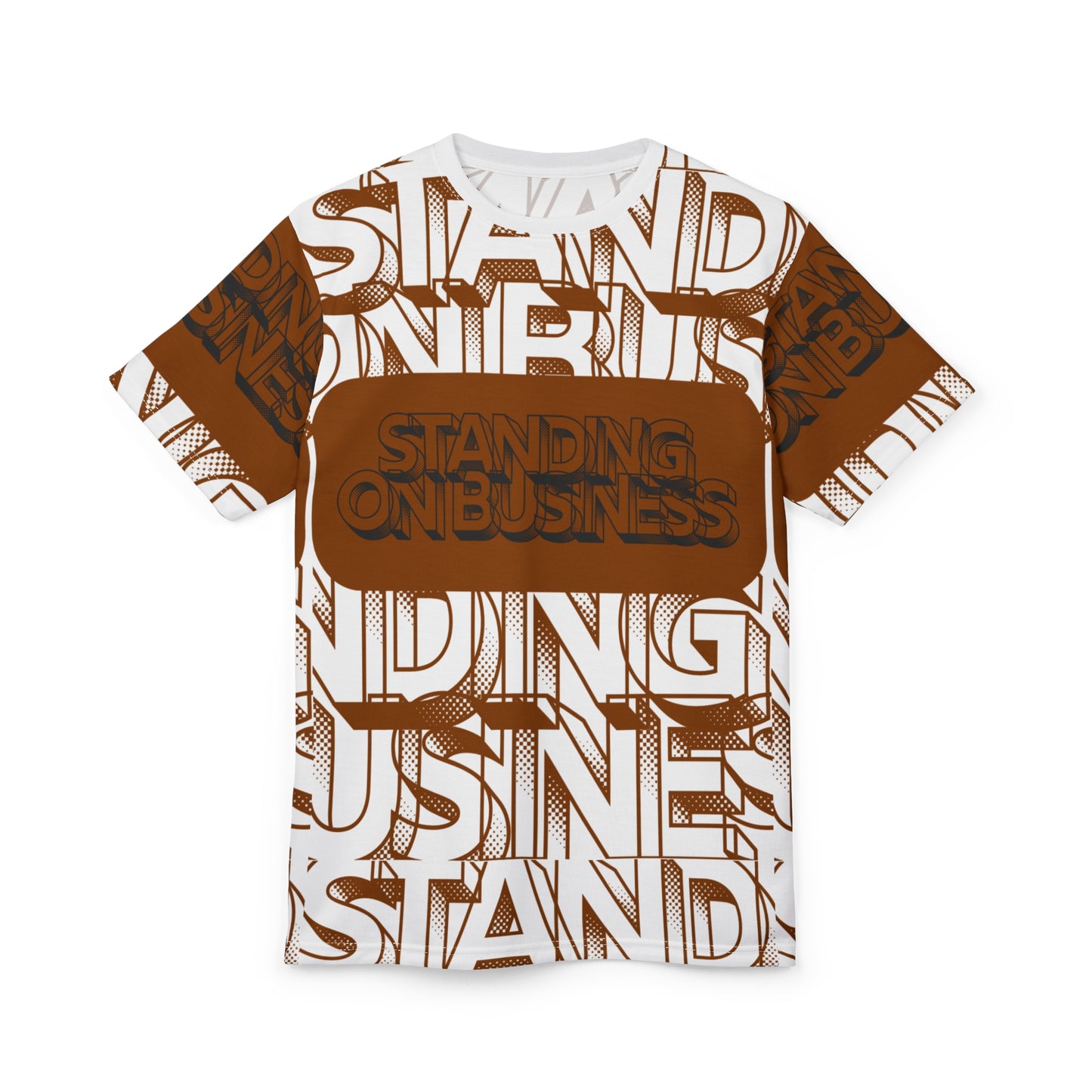Standing on business- tee